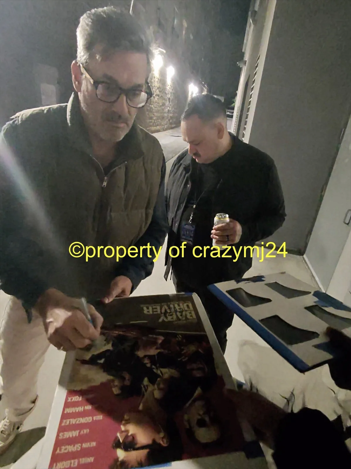 3 Signed Baby Driver Edgar Wright Jon Hamm Eiza Gonzalez Autograph PROOF SWAU, image 3