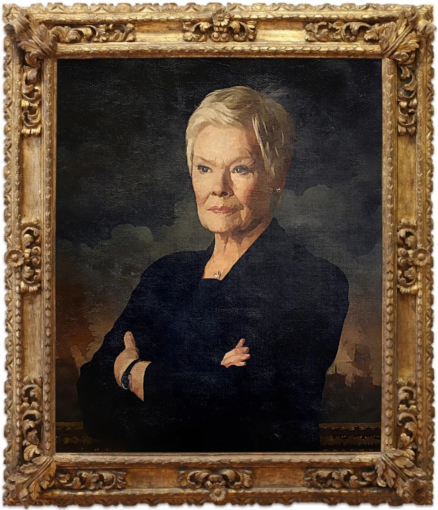 PROPS - James Bond - M Judi Dench Vinyl Canvas 30in x 36in, изображение 2