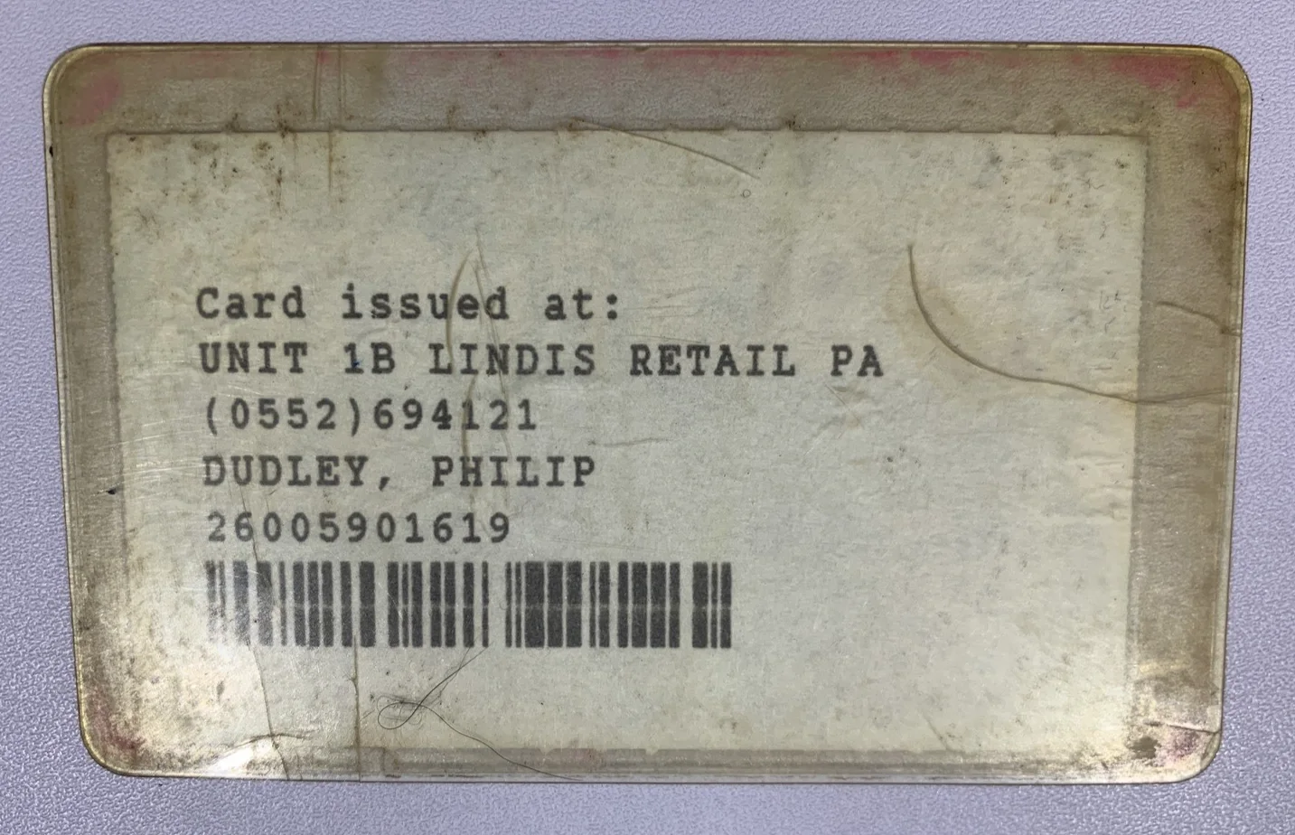 Blockbuster Video Membership Card Original UK Vintage 90s Issued In Lincoln UK., изображение 2