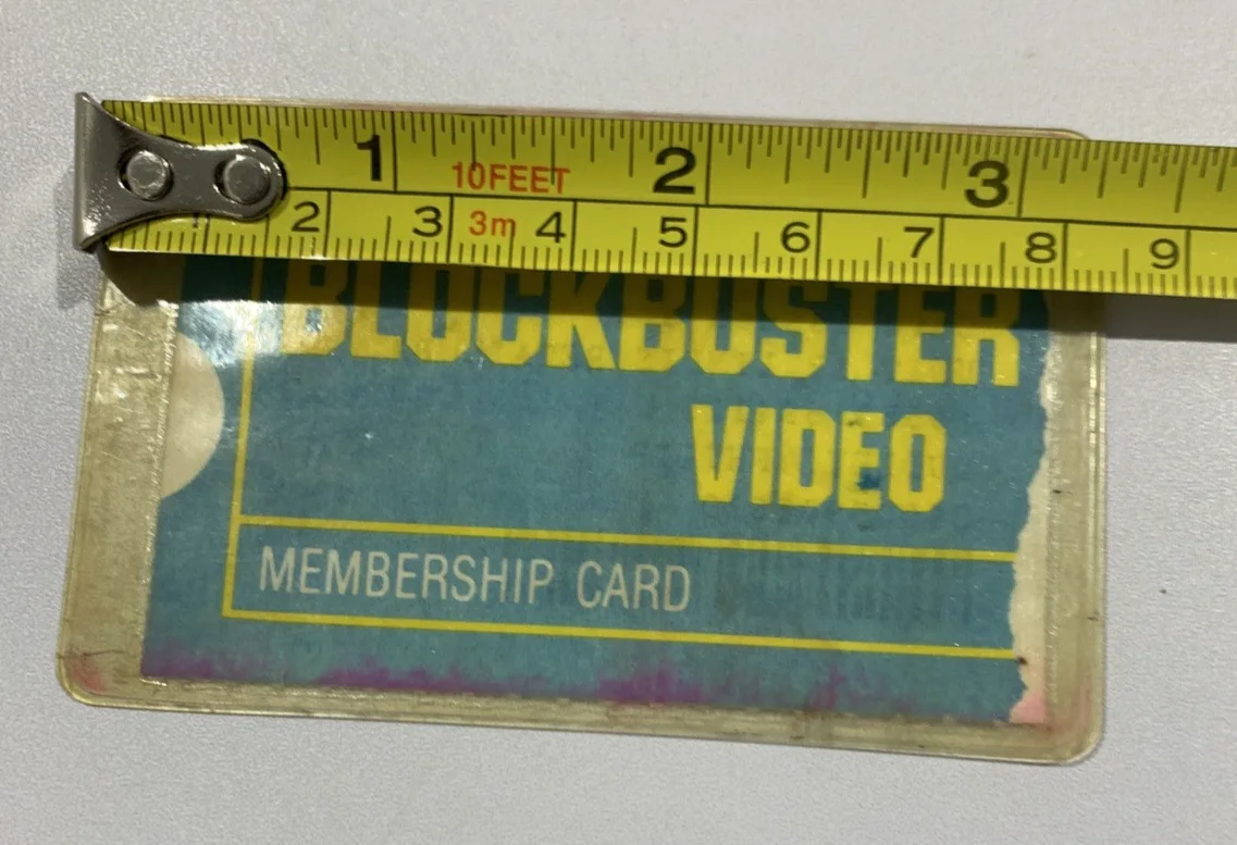 Blockbuster Video Membership Card Original UK Vintage 90s Issued In Lincoln UK., изображение 5