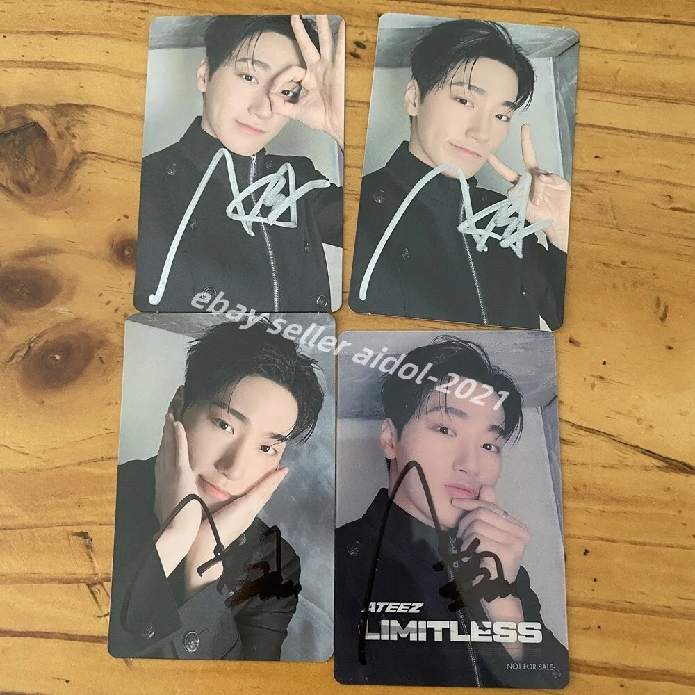 ATEEZ ateez SAN Autographed Signed Photo Card Official K-POP Collection 2025C, image 3