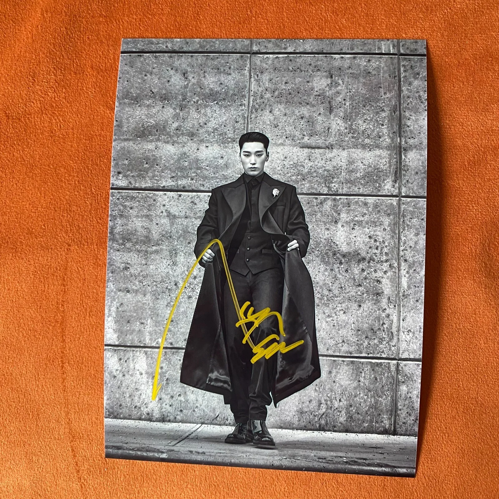 ATEEZ ateez SAN Autographed Signed Photo 5*7 K-POP Collection Gifts 2024D, image 4