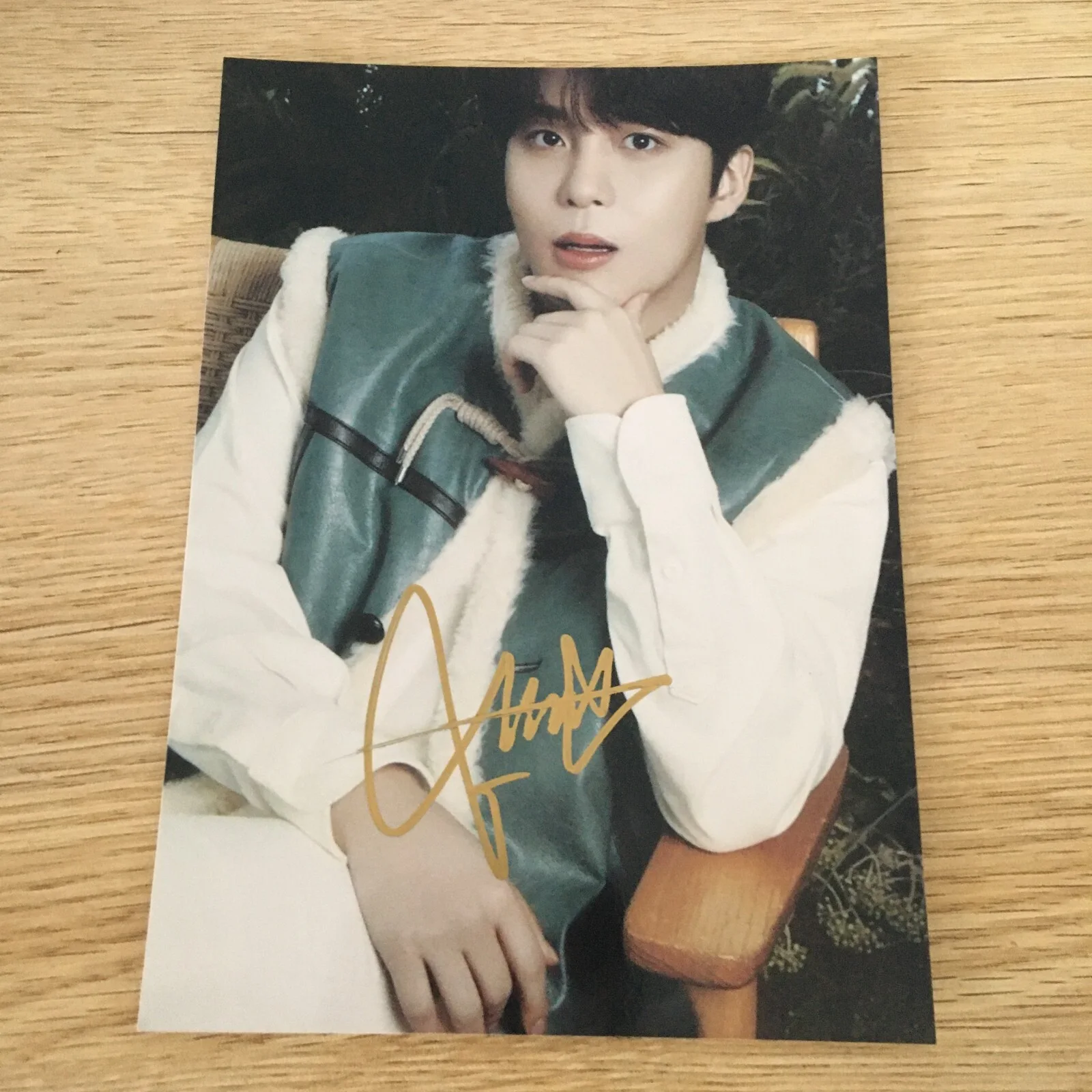 ATEEZ ateez Autographed Group Photo 5*7 K-POP Collection Gifts 2024AA, image 3