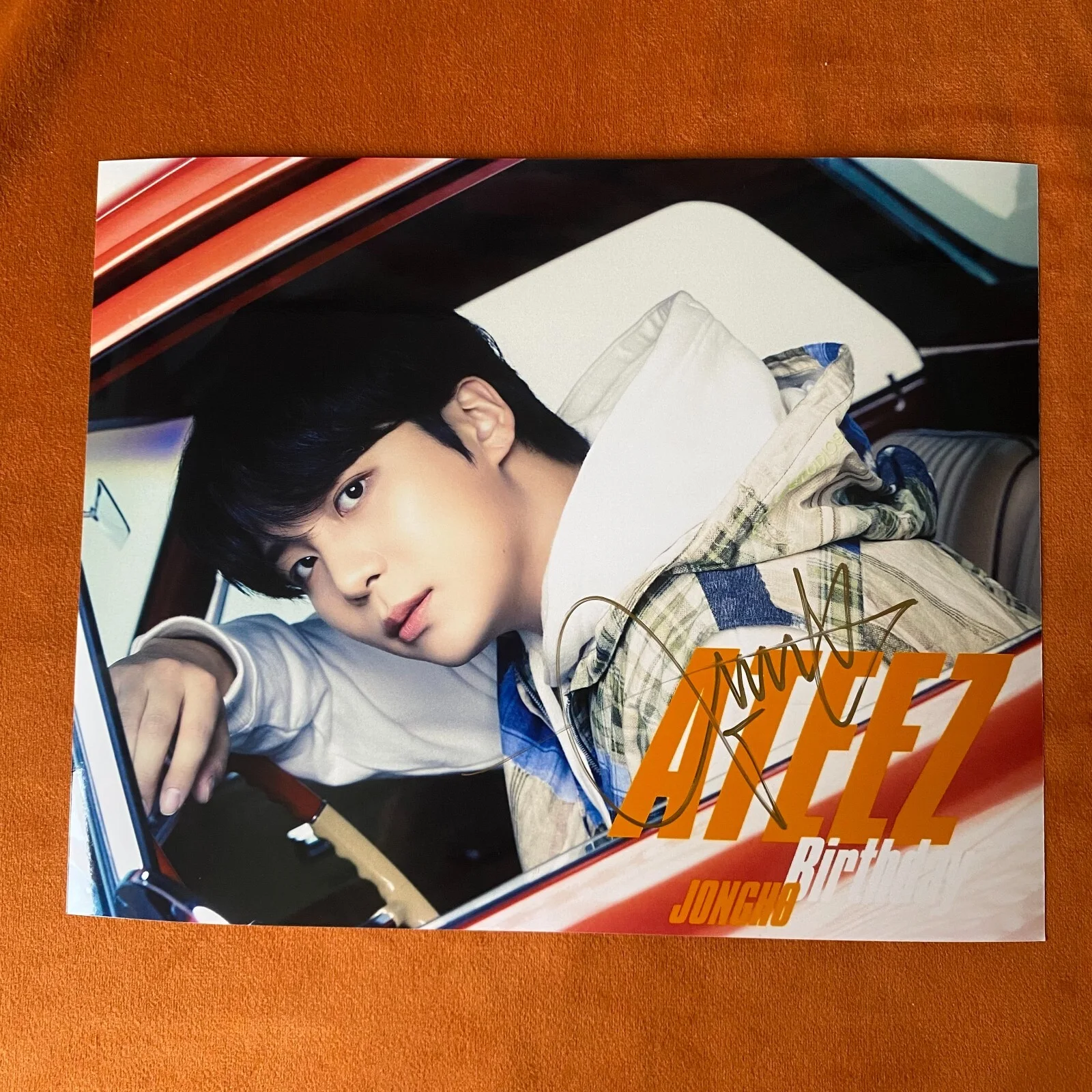 ATEEZ ateez Autographed Signed Photo Picture for Birthday 8*10 K-POP 2024, image 5