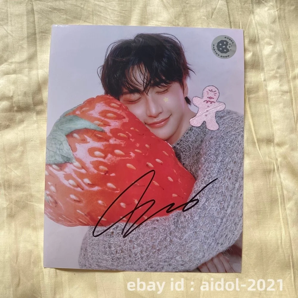 ATEEZ ateez Autographed Group Photo Poster 8*10 K-POP Collection Gifts 2025, изображение 3