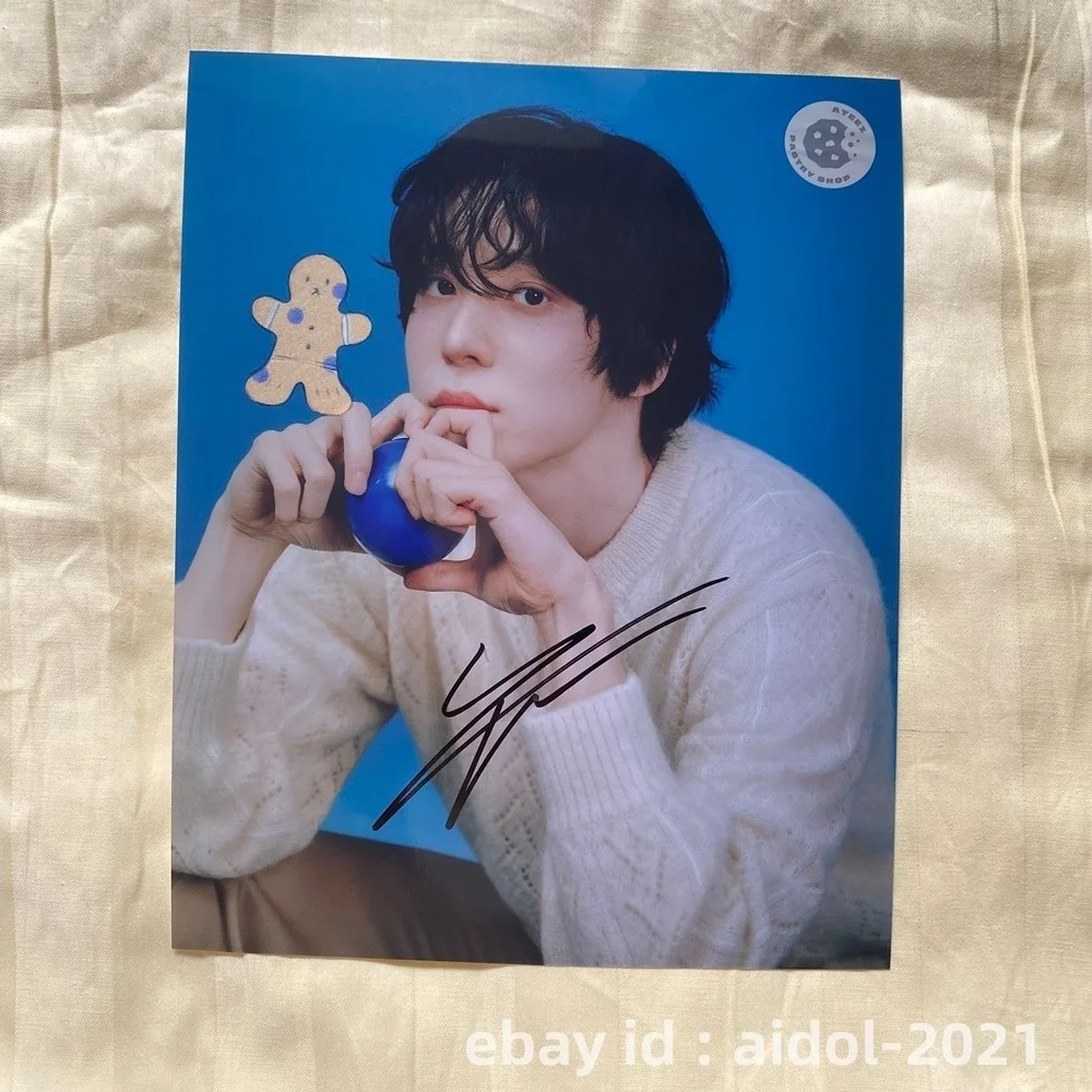 ATEEZ ateez Autographed Group Photo Poster 8*10 K-POP Collection Gifts 2025, изображение 5