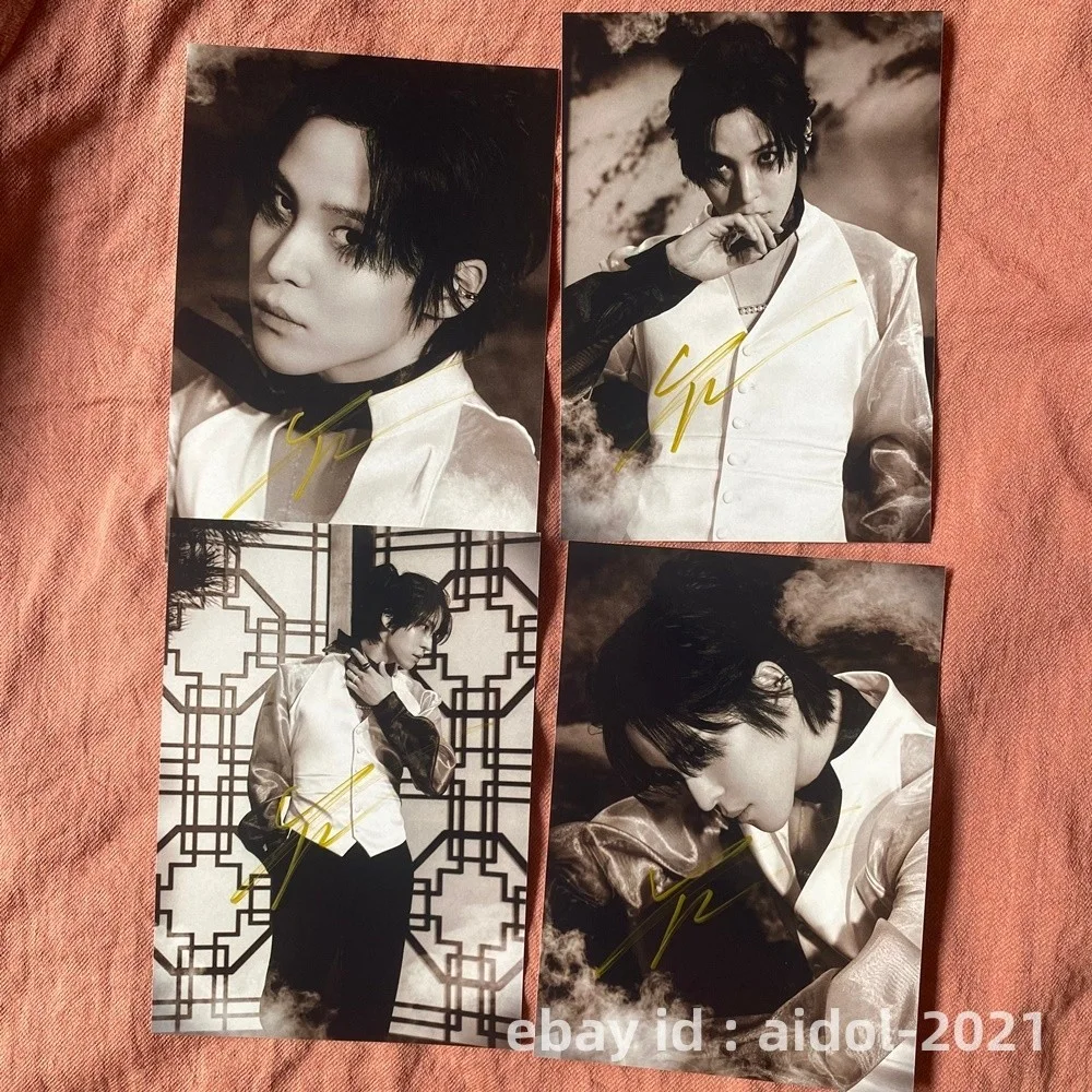 ATEEZ Yunho Autographed Photo Golden Hour Part4 5*7 K-POP Collection 2026, image 2