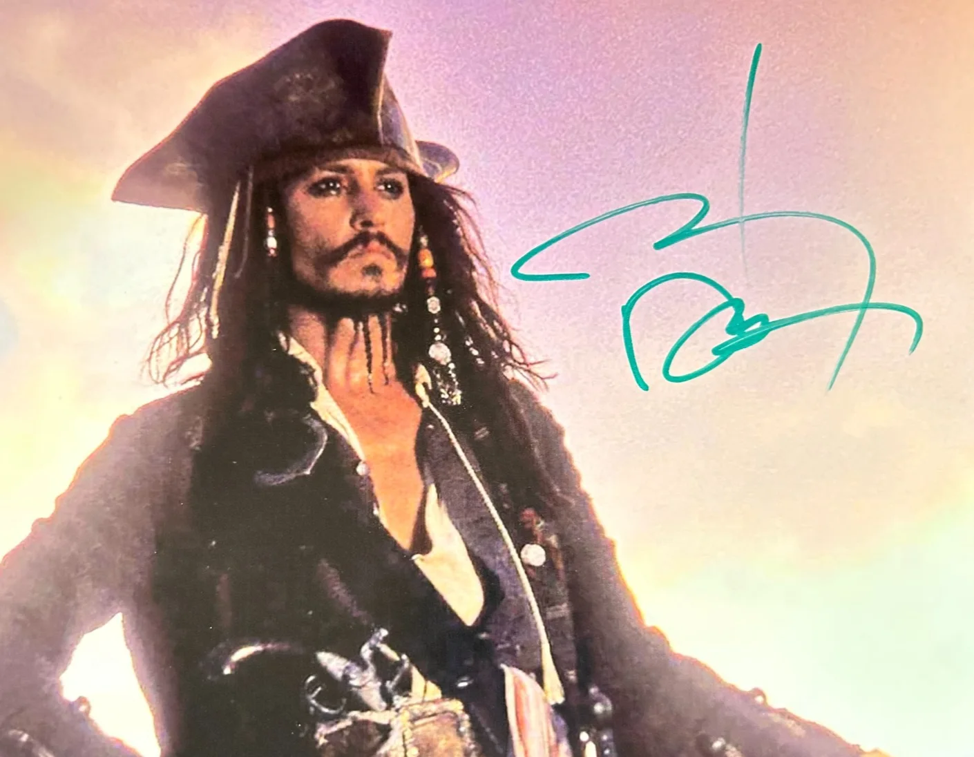 Johnny Depp — Johnny Depp Signed CAPT. JACK SPARROW 8x10"Authentic Original Autograph w/COA, image 3