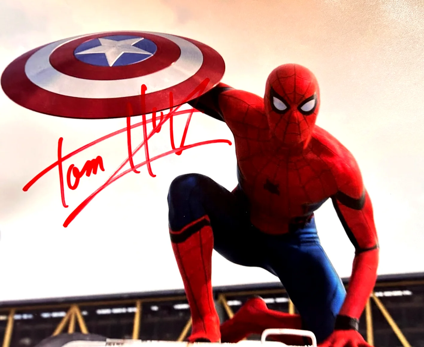 Tom Holland — Tom Holland Signed SPIDER-MAN 8x10"Authentic Original Autograph w/COA, image 3