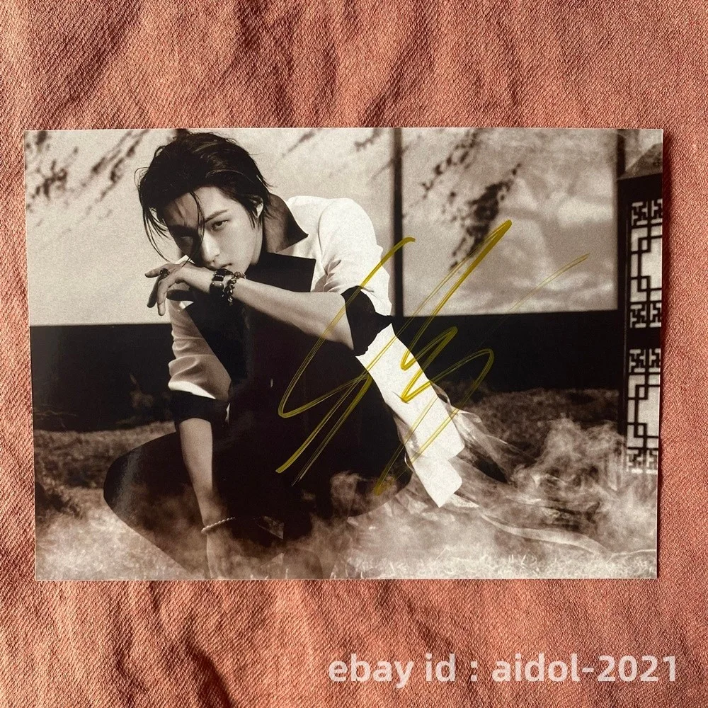 ATEEZ Mingi Autographed Photo Golden Hour Part4 5*7 K-POP Collection 2026, image 4