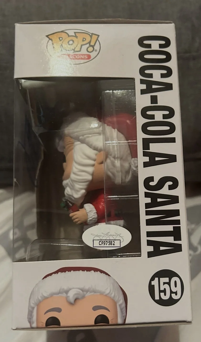 Billy Bob Thornton Signed “Coca-Cola” Santa Funko Pop #159 JSA, изображение 2