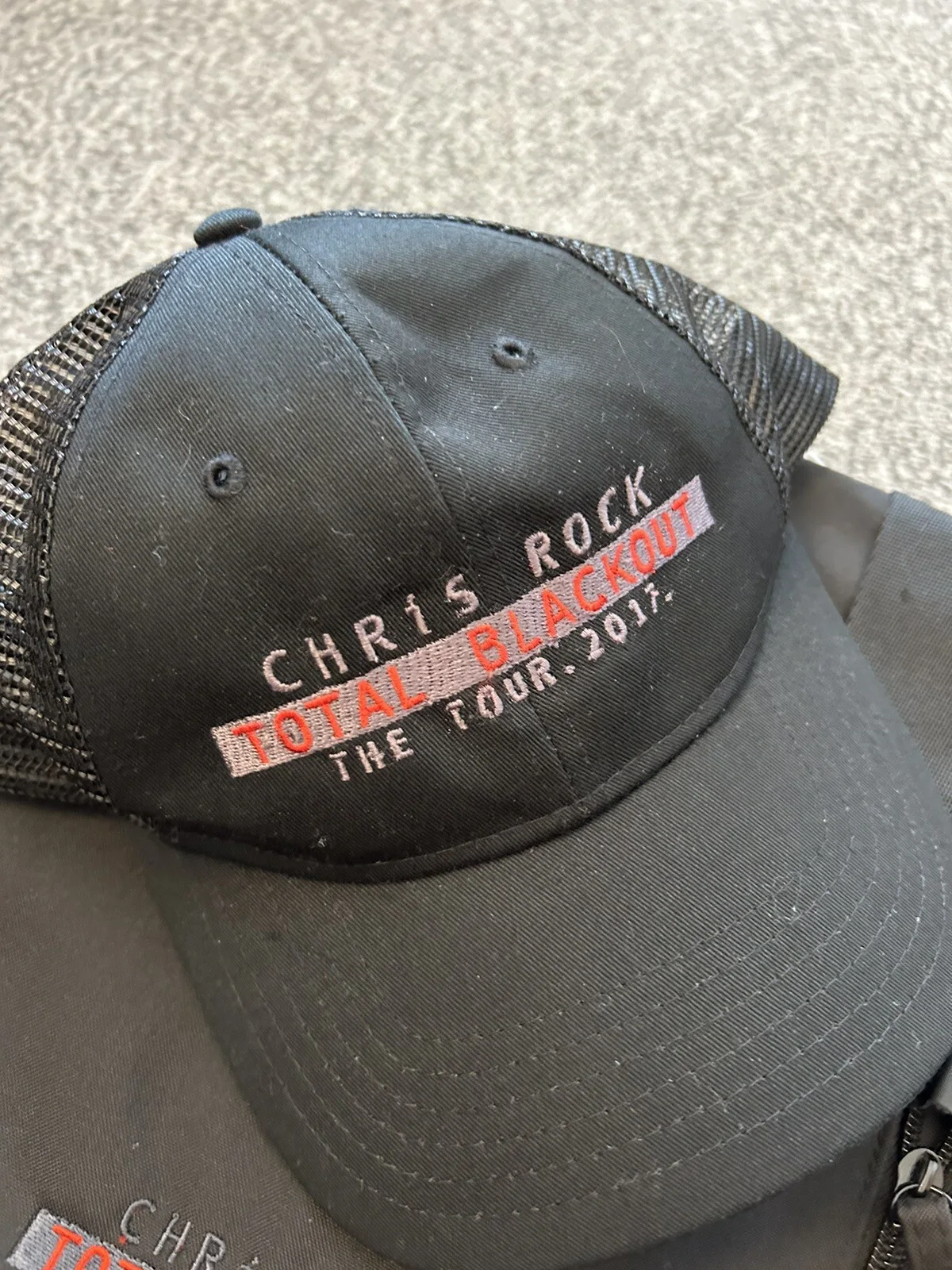 Chris Rock Total Blackout Tour Bag & Hat 2017 NEW VIP Merchandise, изображение 2