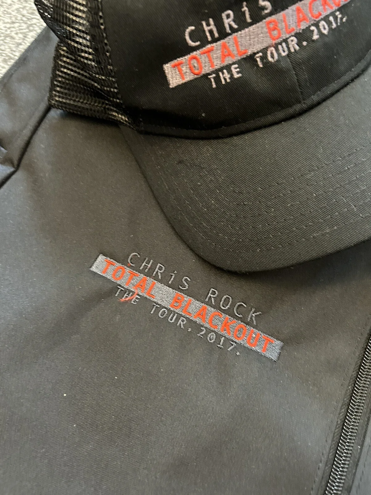 Chris Rock Total Blackout Tour Bag & Hat 2017 NEW VIP Merchandise, изображение 3