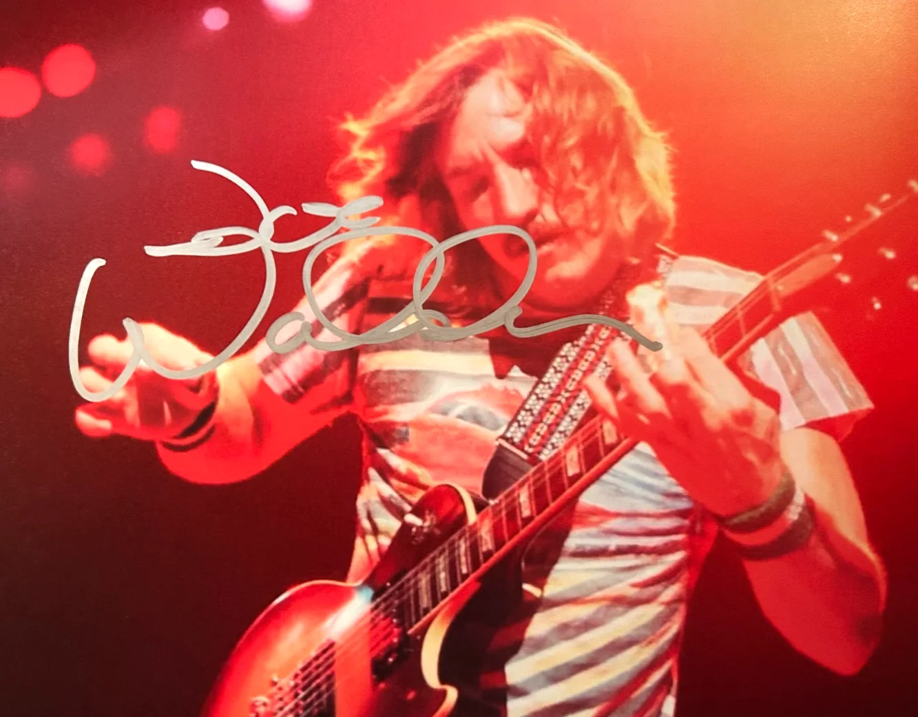 Joe Walsh (THE EAGLES) Signed Original 8x10" Authentic Autograph GENUINE w/COA, image 3