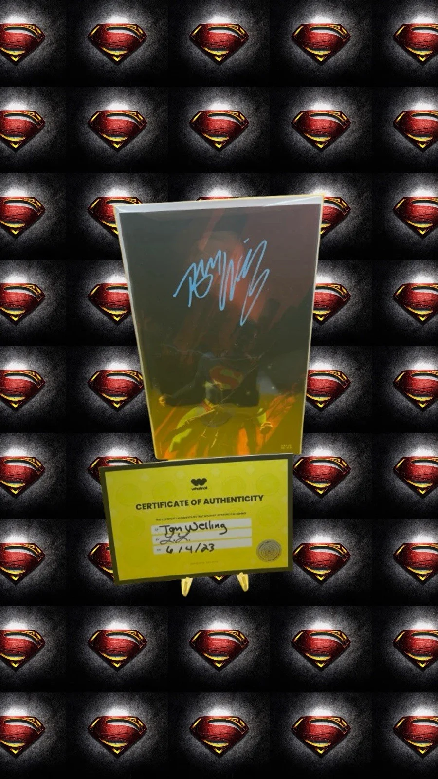 Tom Welling — Superman Comic Books Autographed by The Man of Steel Tom Welling with COA's, изображение 3