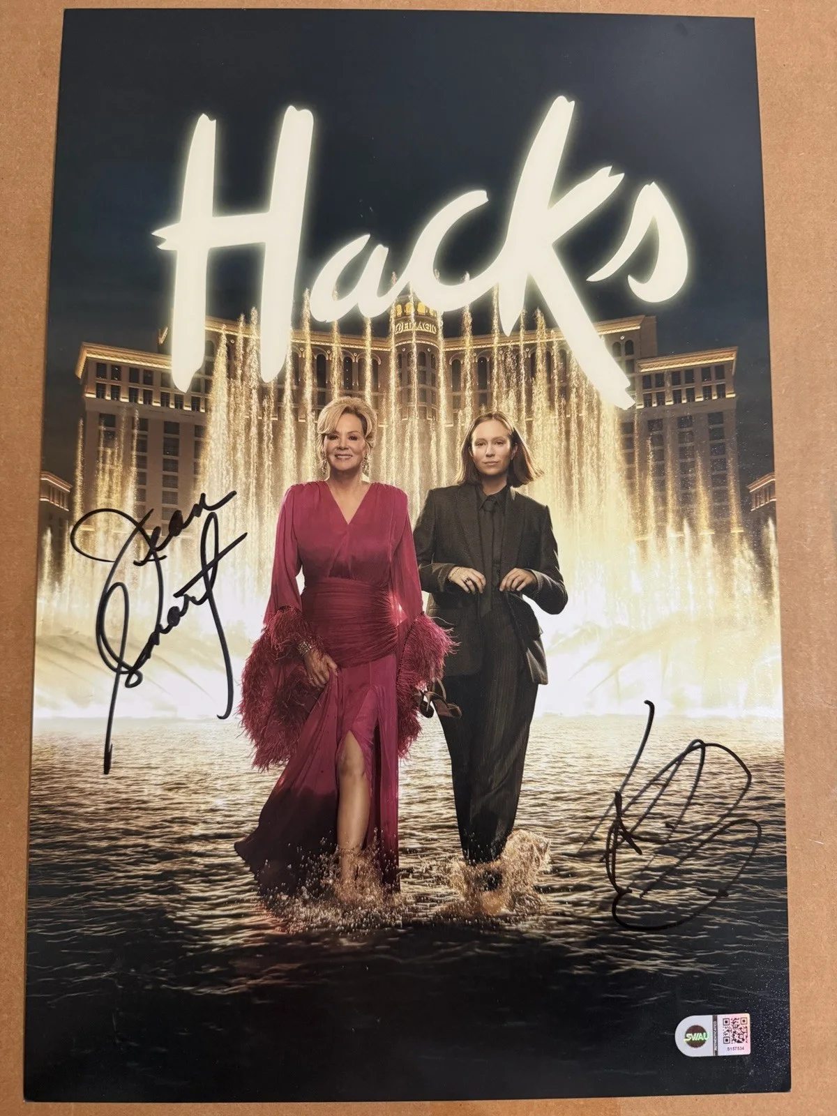 Jean Smart Hannah Einbinder Signed Hacks Final Season Poster Autograph SWAU COA, изображение 2