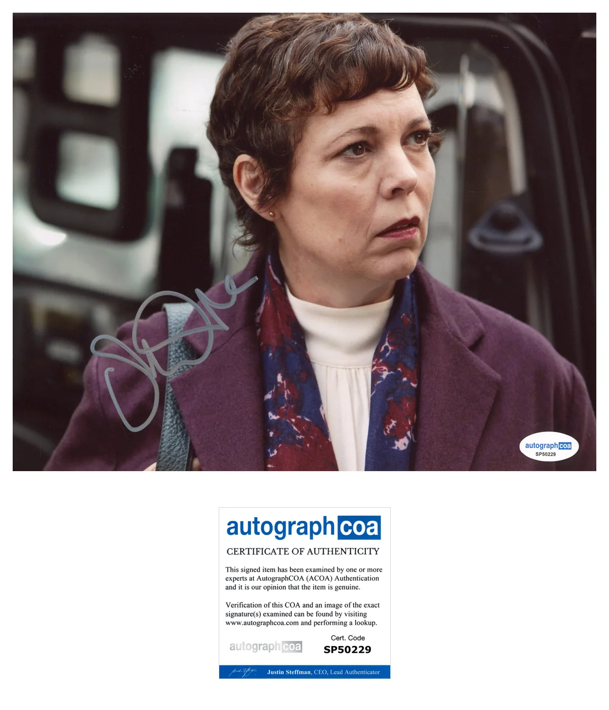 Olivia Colman — Olivia Colman 'The Father' Signed 8x10 Photo 'Anne' ACOA