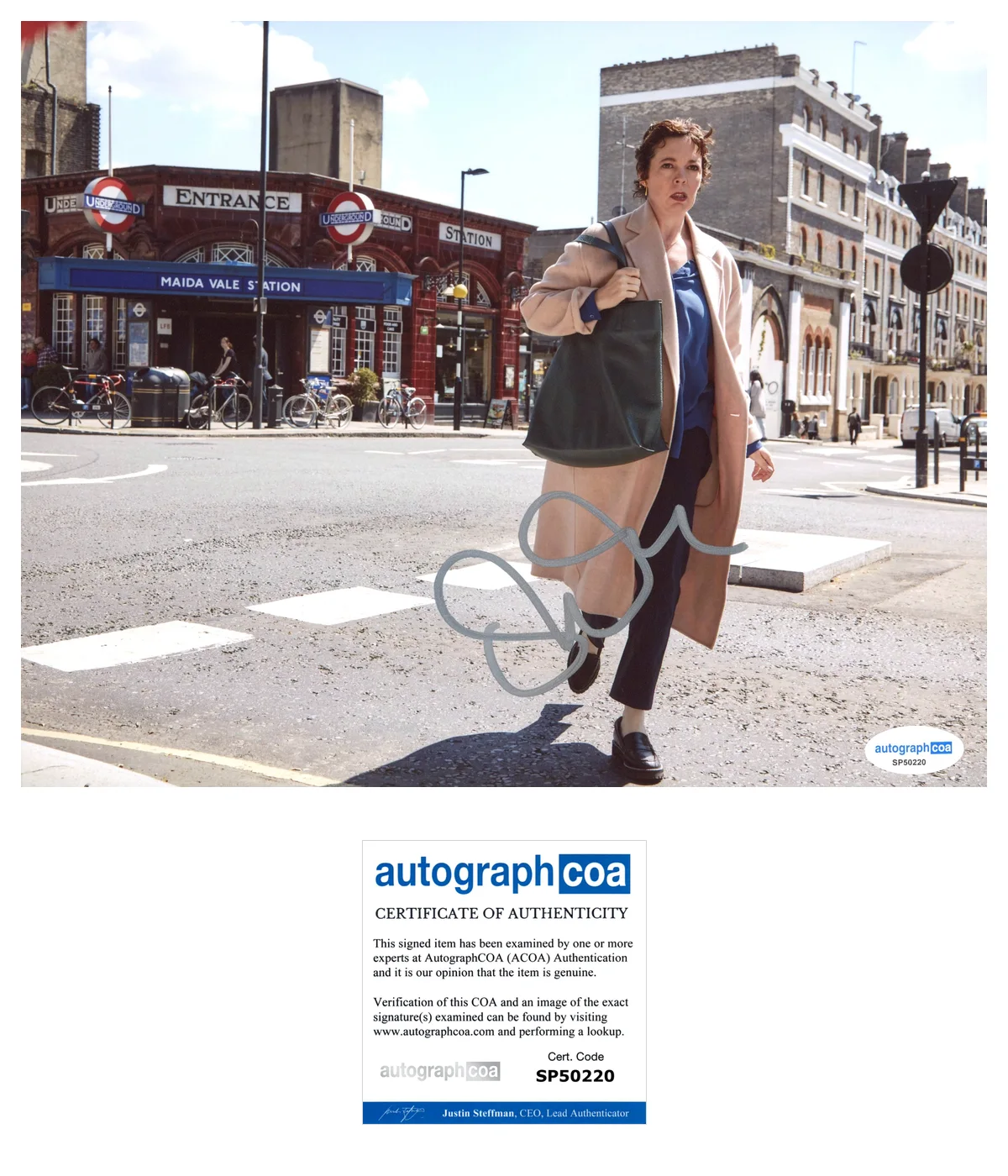 Olivia Colman — Olivia Colman 'The Father' Signed 8x10 Photo 'Anne' ACOA