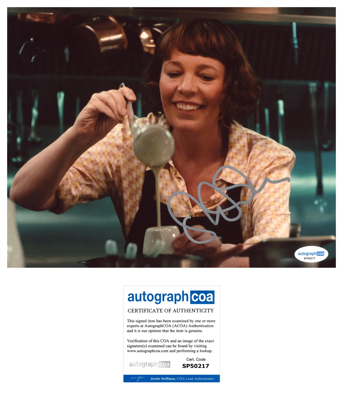 Olivia Colman — Olivia Colman 'The Roses' Signed 8x10 Photo 'Ivy Rose' ACOA
