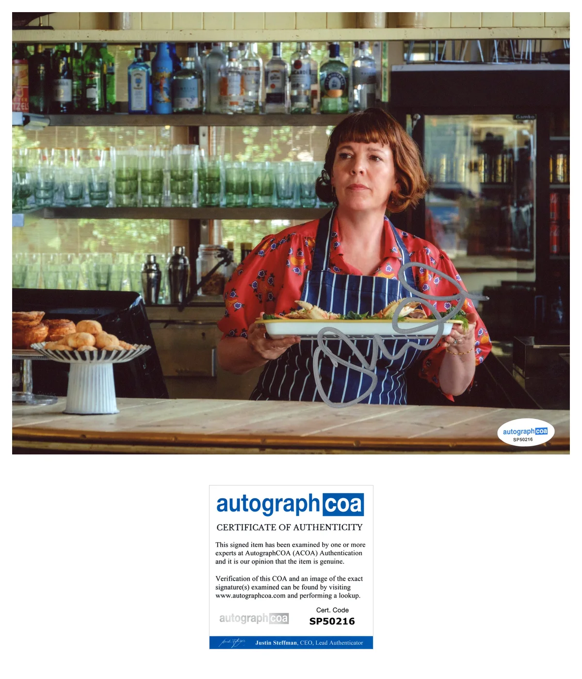 Olivia Colman — Olivia Colman 'The Roses' Signed 8x10 Photo 'Ivy Rose' ACOA