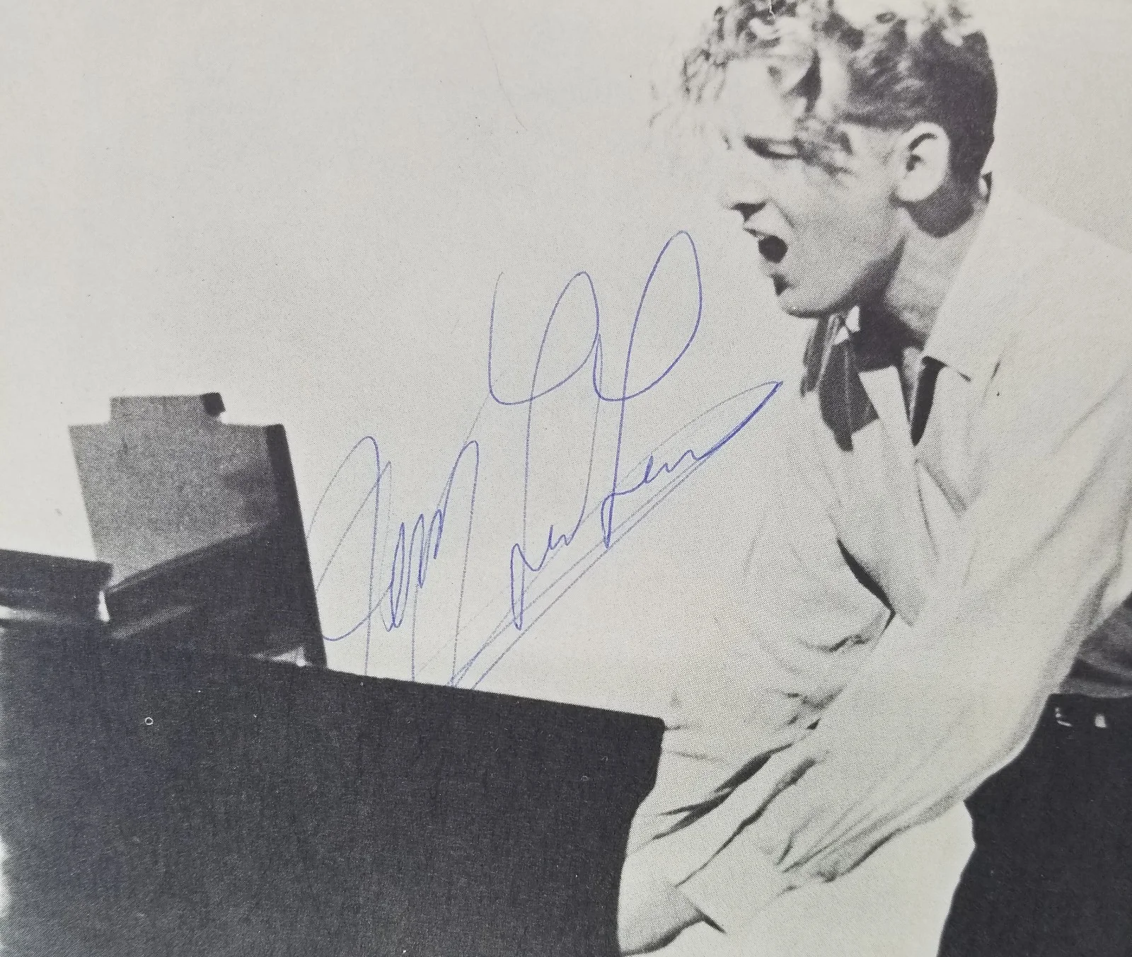 Jerry Lee Lewis hand SIGNED Souvenir Program Page JSA COA Million Dollar Quartet, image 2