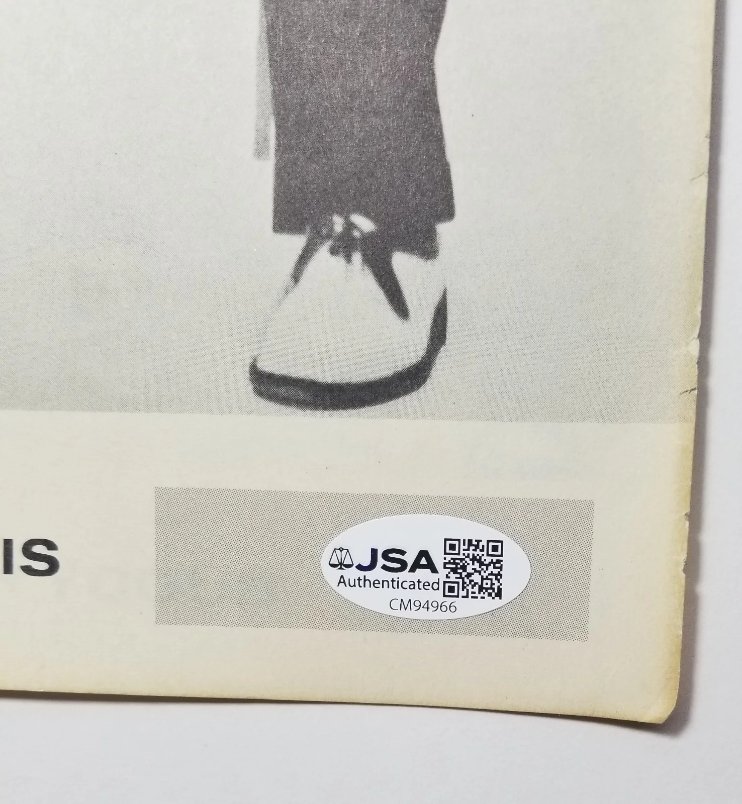 Jerry Lee Lewis hand SIGNED Souvenir Program Page JSA COA Million Dollar Quartet, image 3