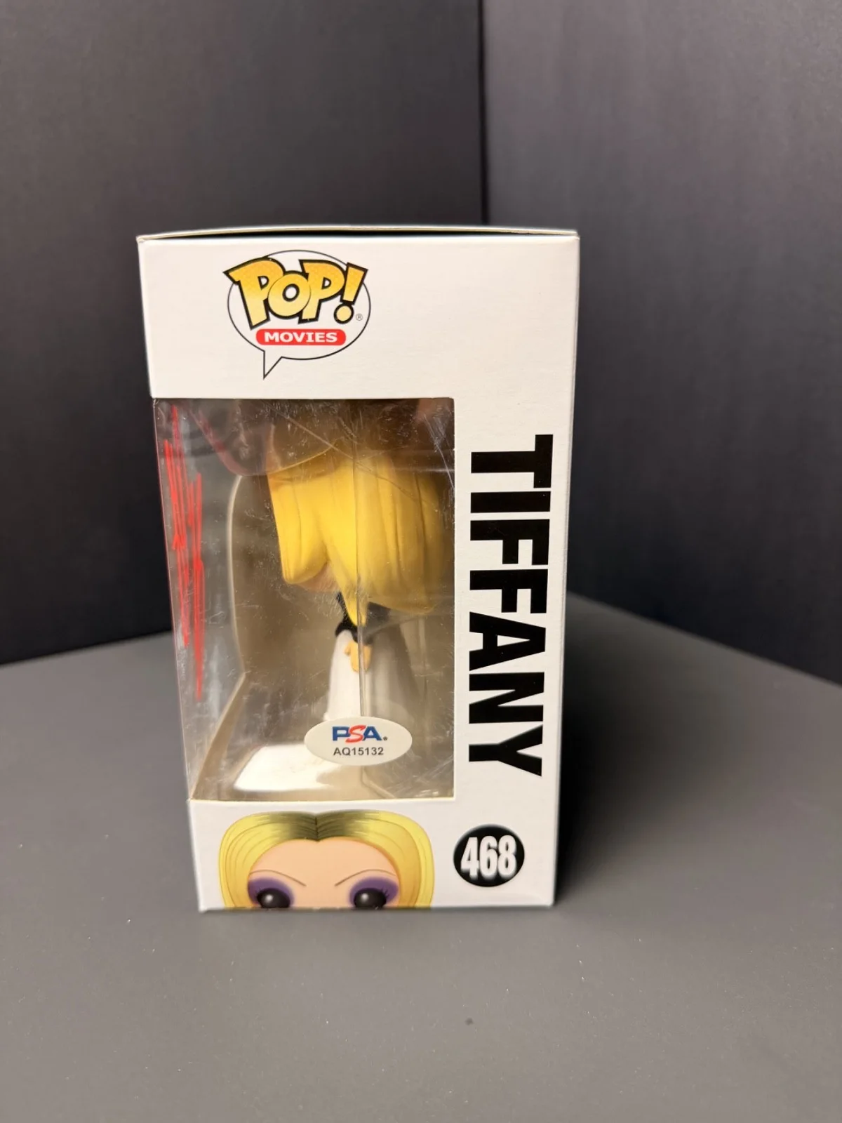 Jennifer tilly — Jennifer tilly “bride of Chucky-tiffany” signed Pop w/ PSA-COA, изображение 2