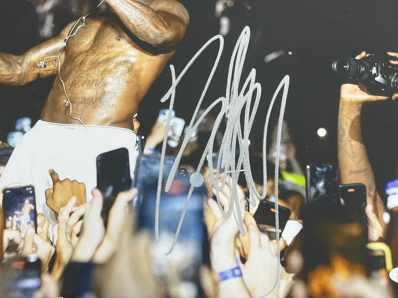 DaBaby Rare Signed Autographed 16x20 Canvas Rapper Rap Hip Hop JSA Certified, изображение 3