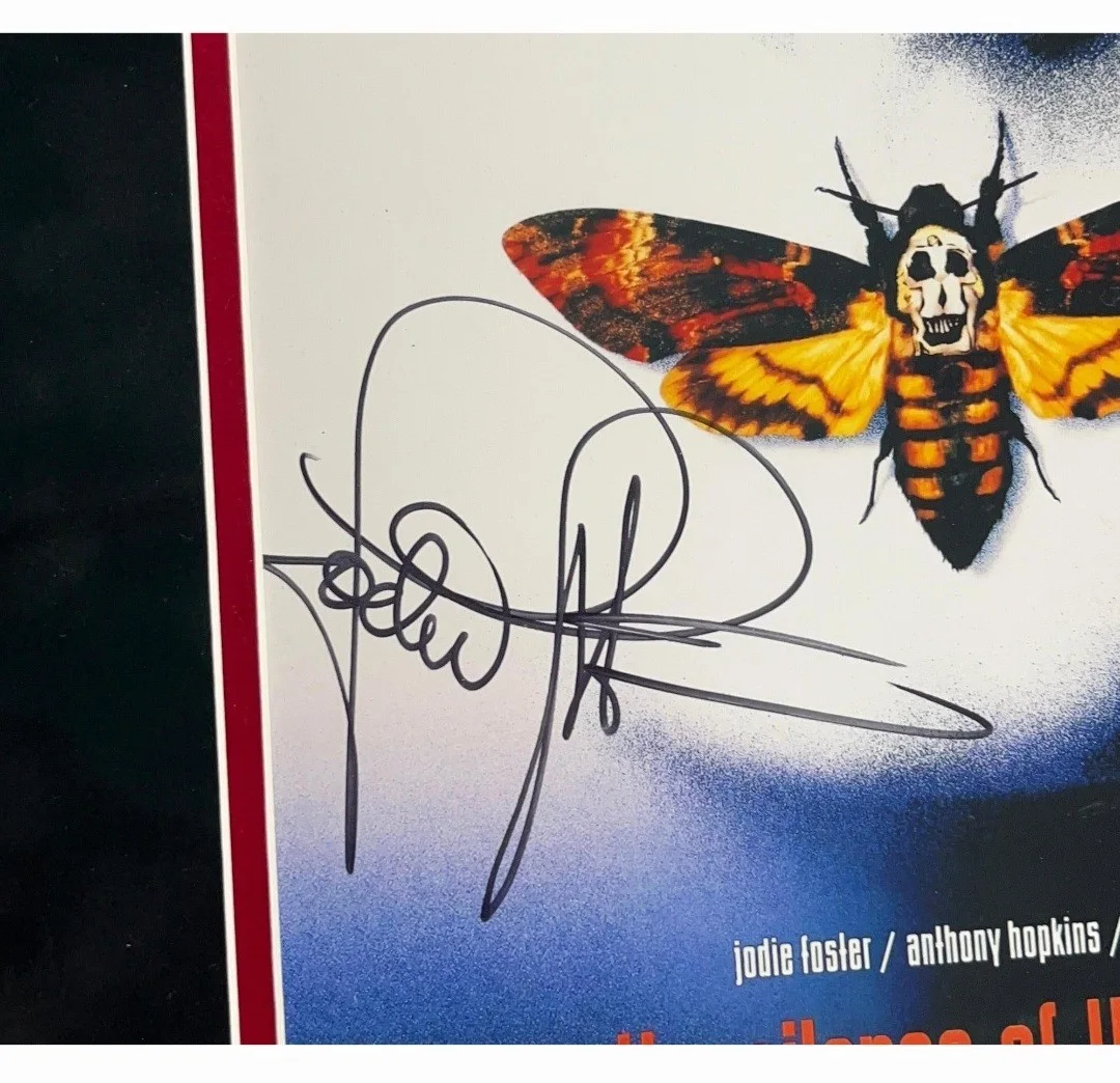 Silence of the Lambs: Anthony Hopkins & Jodie Foster Signed (Beckett & PSA), изображение 2