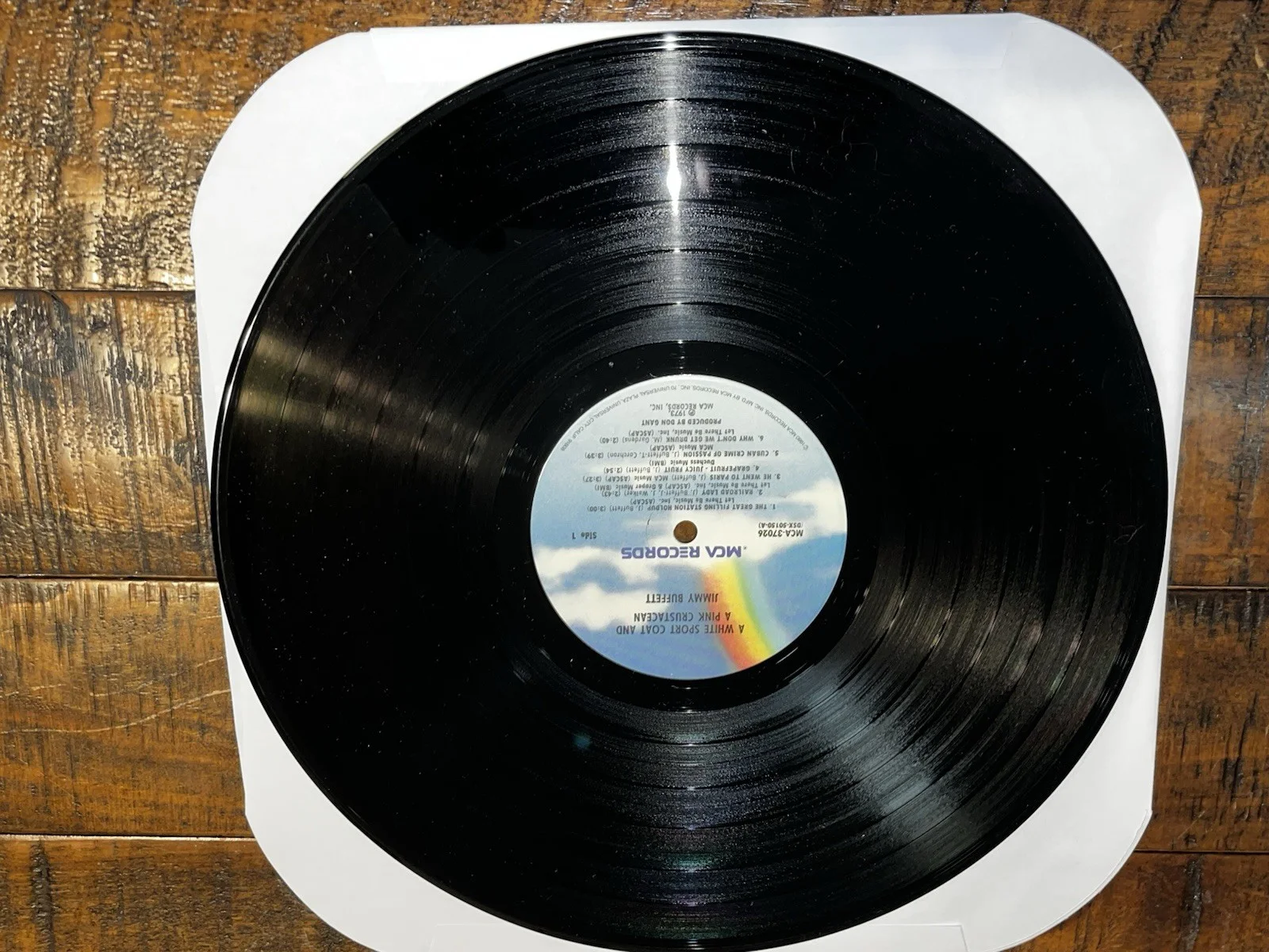 Jimmy Buffett — JIMMY BUFFETT SIGNED/AUTOGRAPHED VINYL RECORD PURPLE INK LITE “SEE PICTURES” VG+, image 4