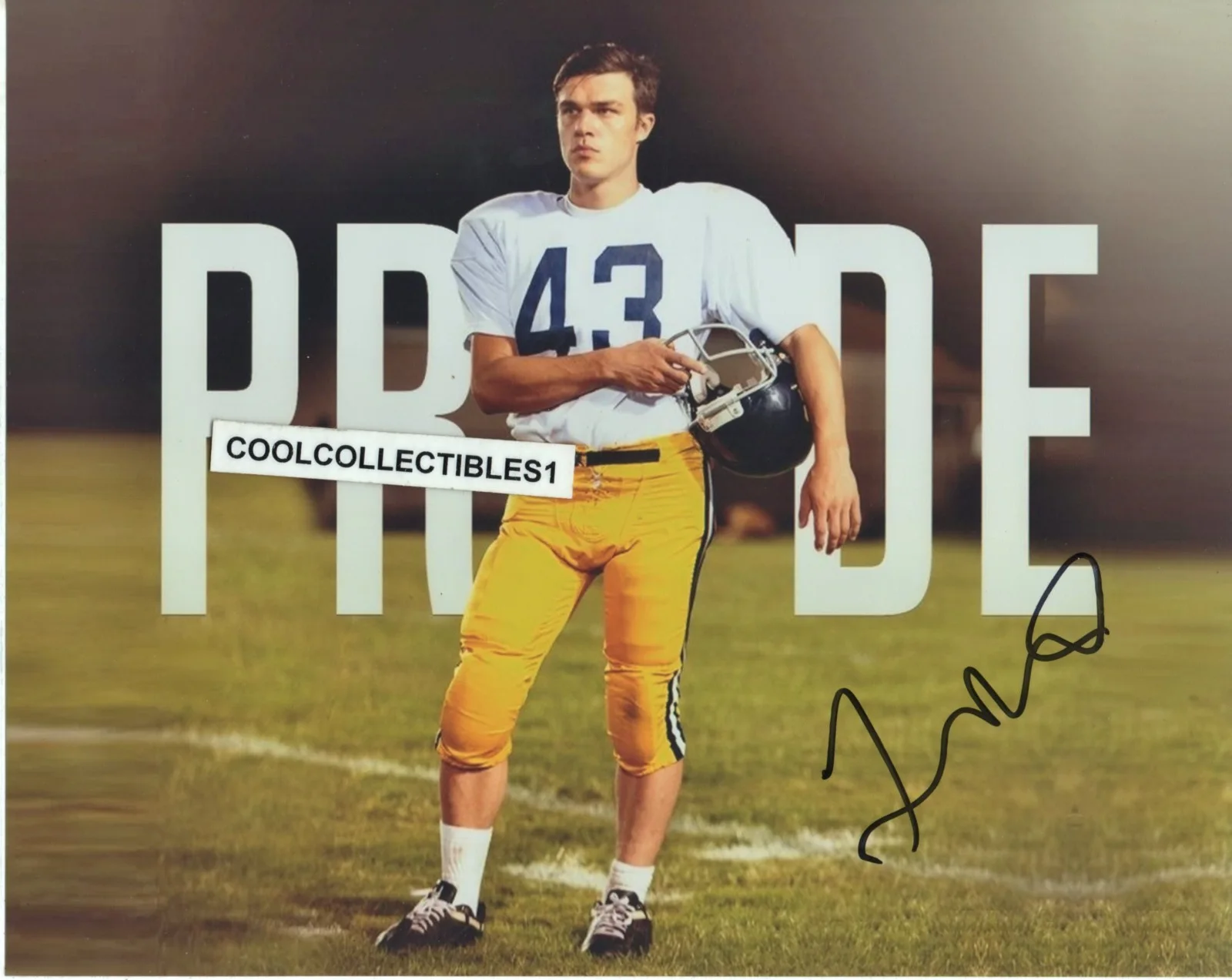 FINN WITTROCK — FINN WITTROCK "MY ALL AMERICAN" IN PERSON SIGNED 8X10 COLOR PHOTO 1 COA
