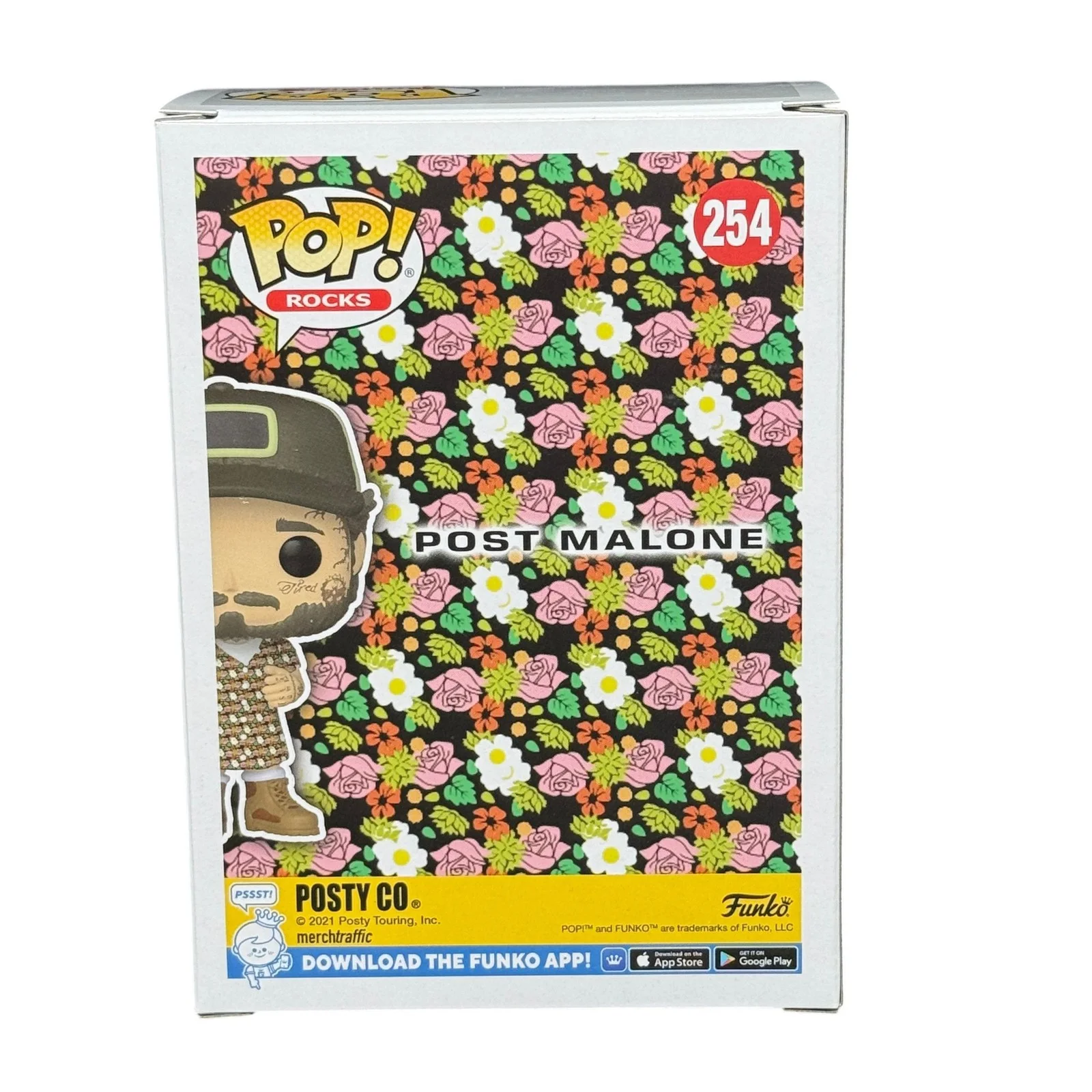 Post Malone Signed Funko Pop! Rocks #254 F-1 Trillion Autographed Beckett BAS, image 3