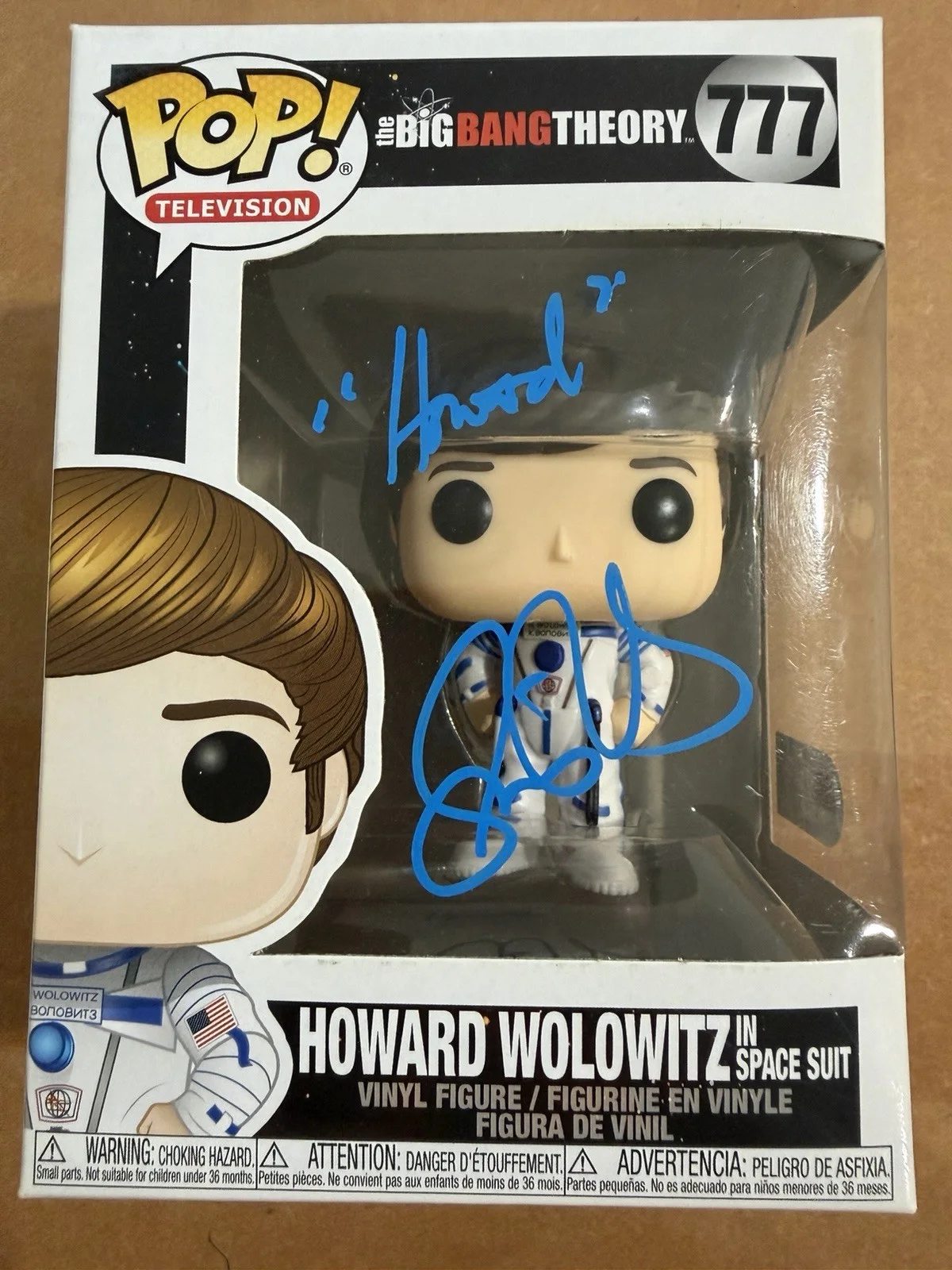 Simon Helberg Signed Howard Wolowitz Funko Big Bang Theory Autograph Proof SWAU, image 4