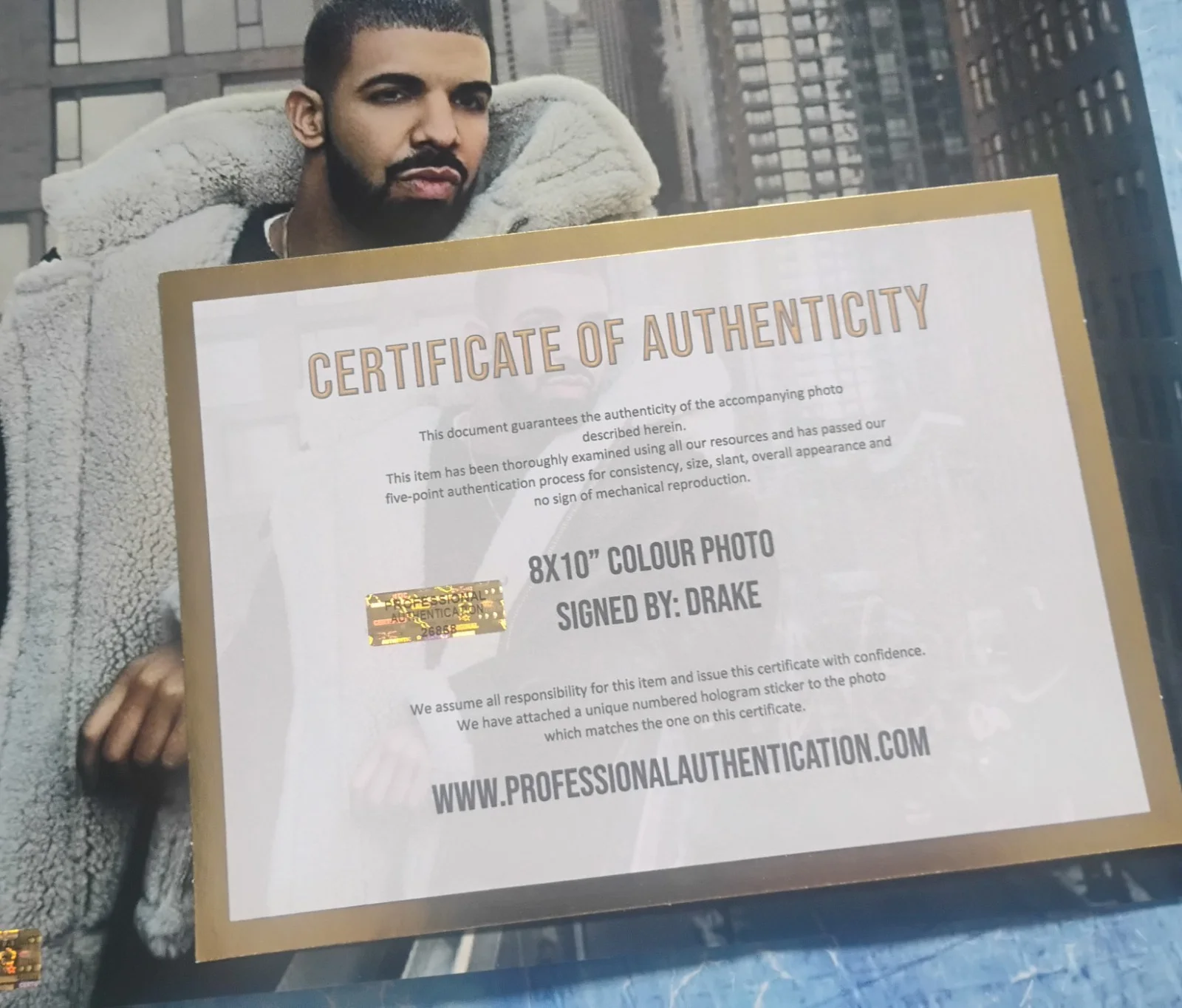Drake Hand Signed Autograph 8x10 Photo COA Aubrey Graham NO US TARIFFS, изображение 4