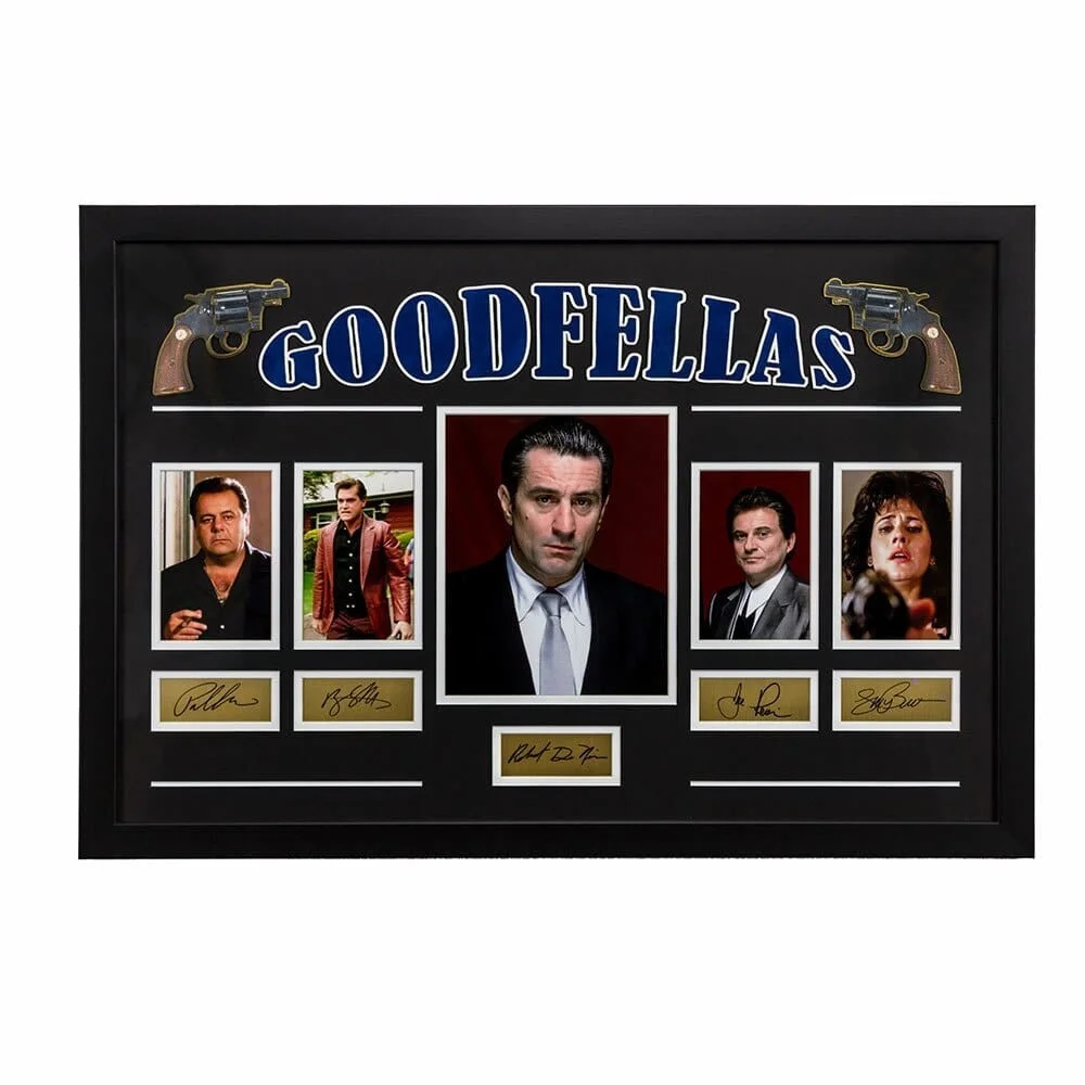 GOODFELLAS CAST — GOODFELLAS MOVIE CAST 8.5X11 SIGNED PHOTO AUTOGRAPH POSTER ALL SIGNATURES