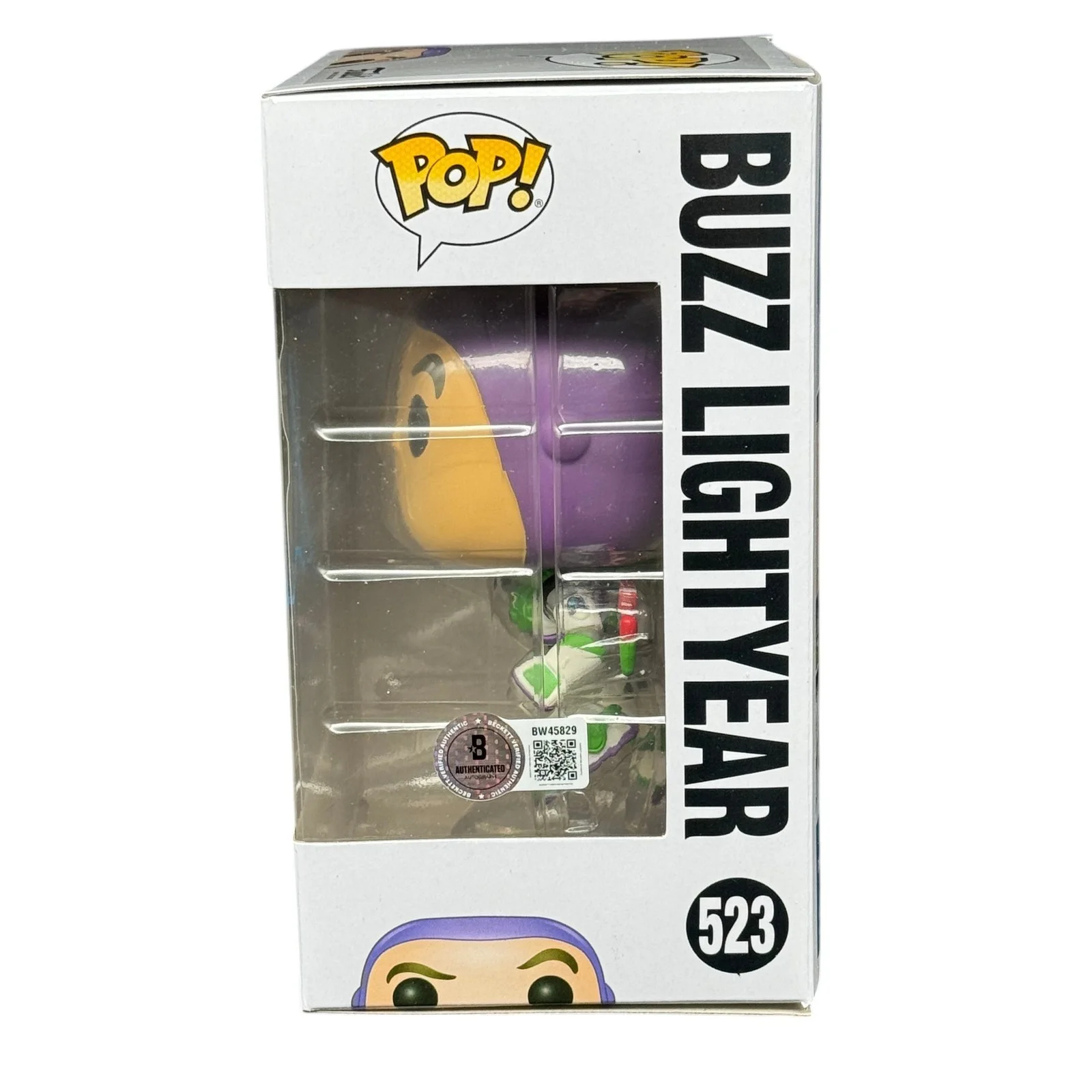 Tim Allen — Tim Allen Signed Buzz Lightyear #523 Funko Pop Toy Story Beckett BAS Autograph, image 2