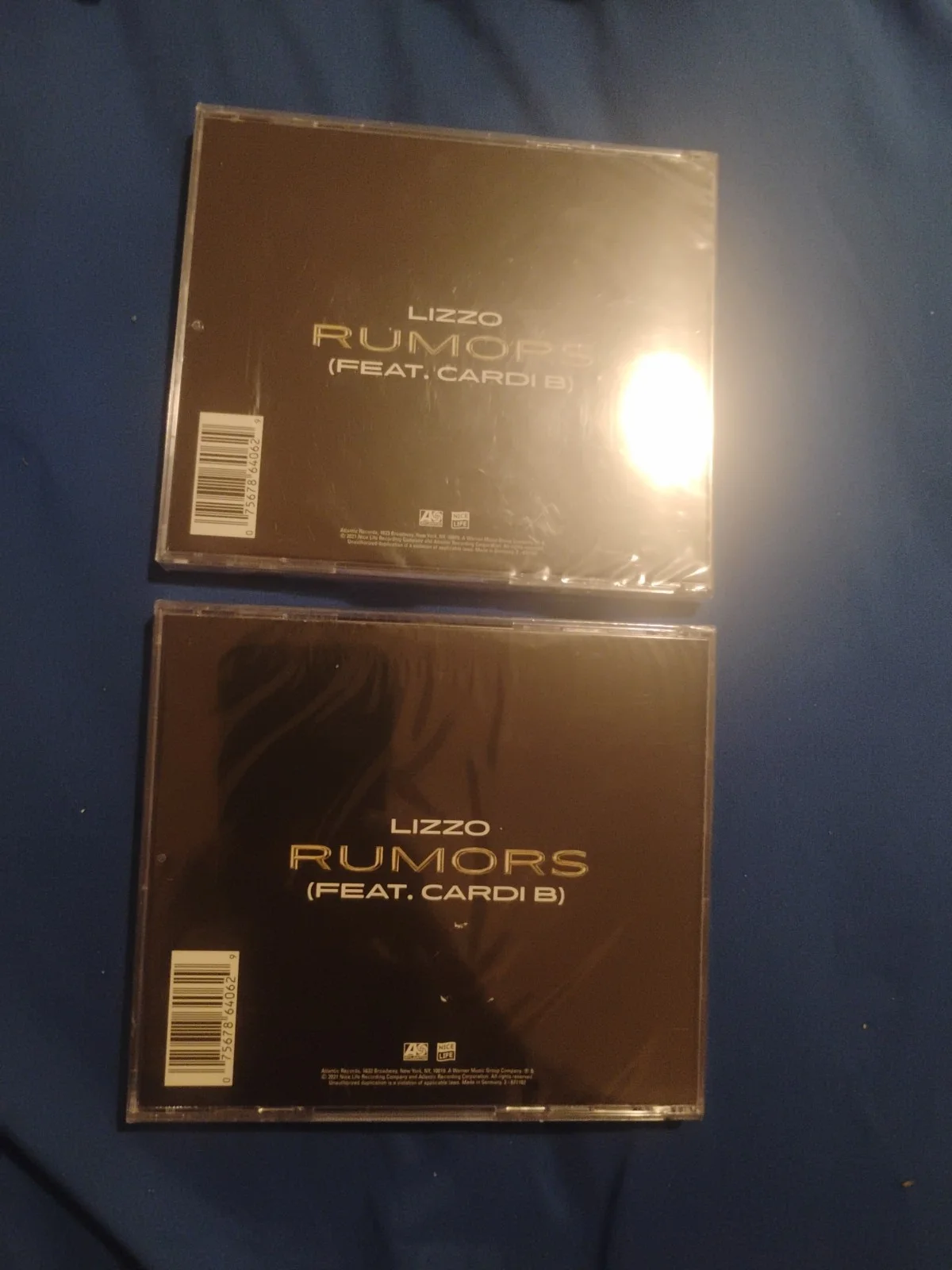 Lizzo Signed CD Rumors Ft Cardi B, image 2