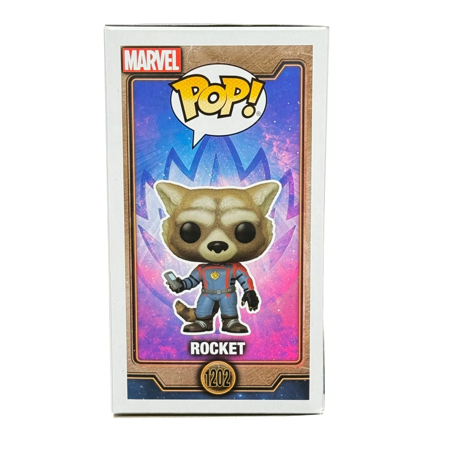 Bradley Cooper — Bradley Cooper Signed Rocket Funko Pop 1202 Autograph Guardians Beckett COA, image 4