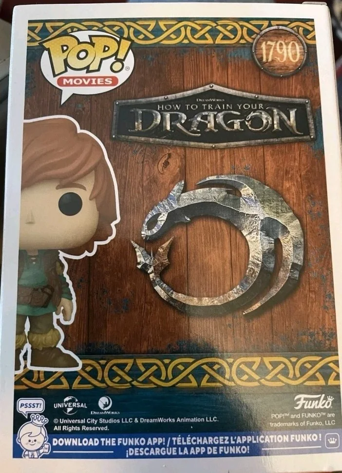 Dean DeBlois — Dean DeBlois Signed Hiccup How To Train Your Dragon Autograph Funko Pop 1790, изображение 2