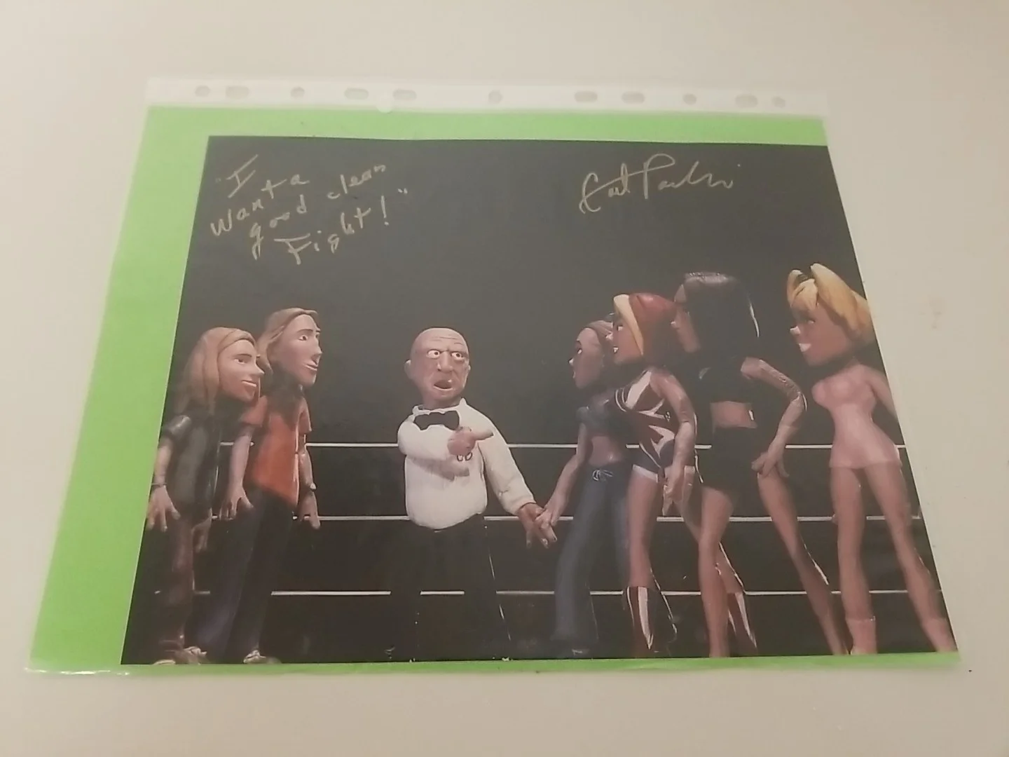 chirs eagerly — MTV Celebrity Deathmatch Voice Actor Autographed