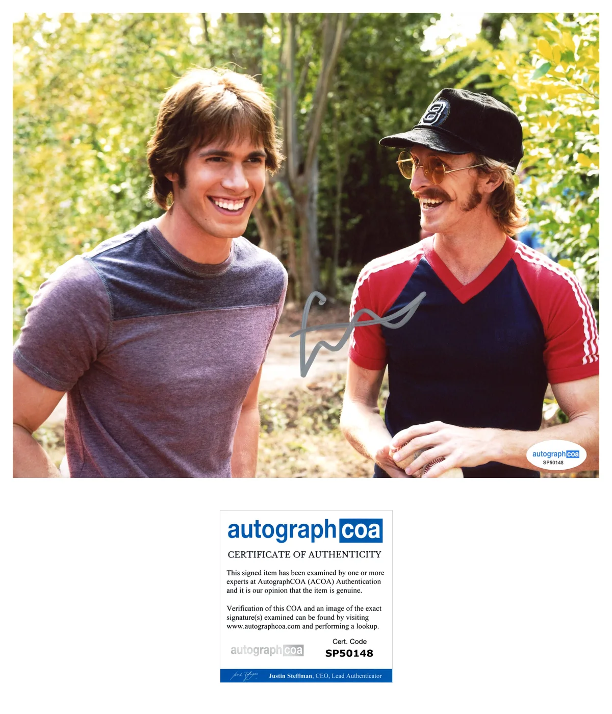 Austin Amelio — Austin Amelio ‘Everybody Wants Some!!’ Signed Autograph 8x10 Photo ‘Nesbit’ ACOA