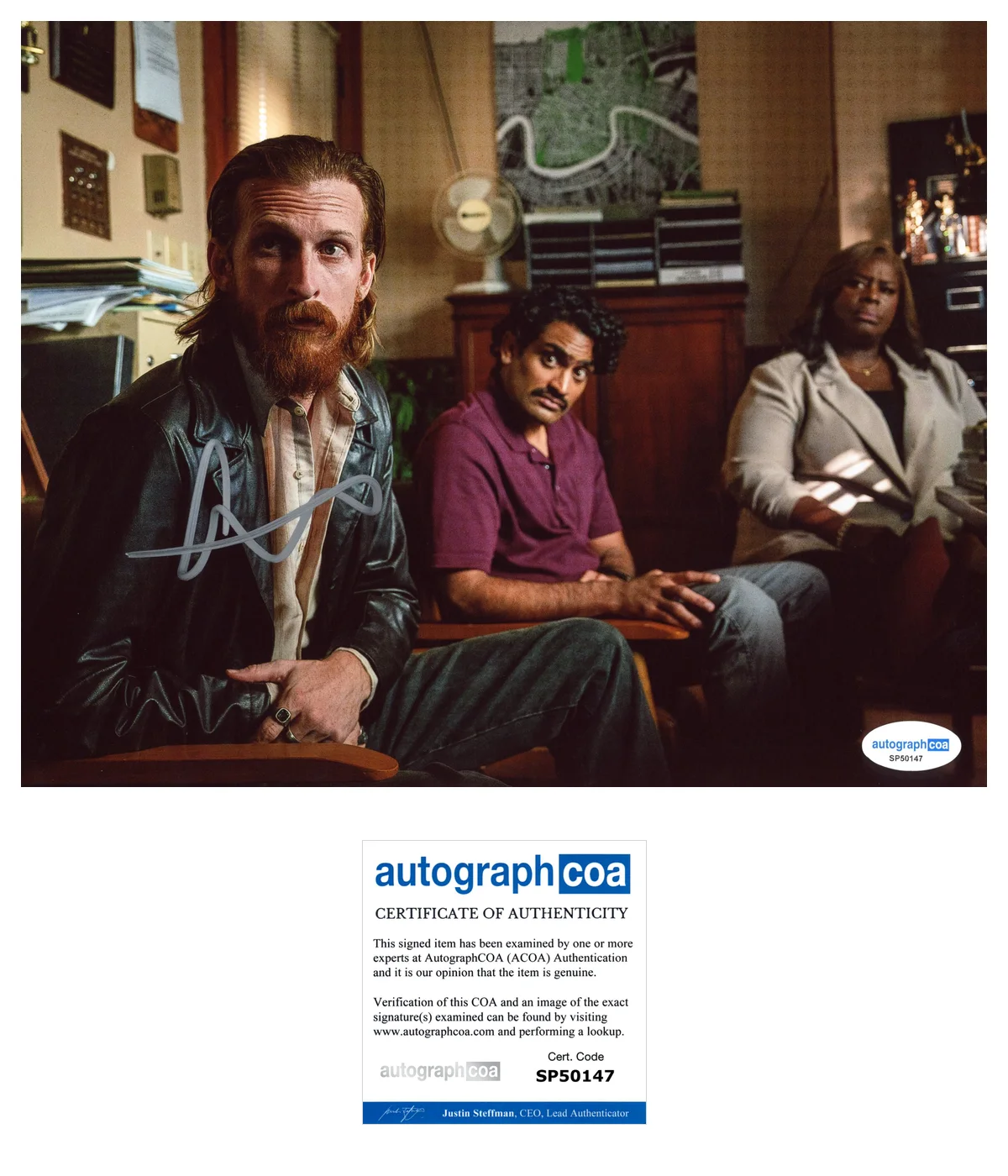 Austin Amelio — Austin Amelio ‘Hit Man’ Signed Autograph 8x10 Photo ‘Jasper’ ACOA
