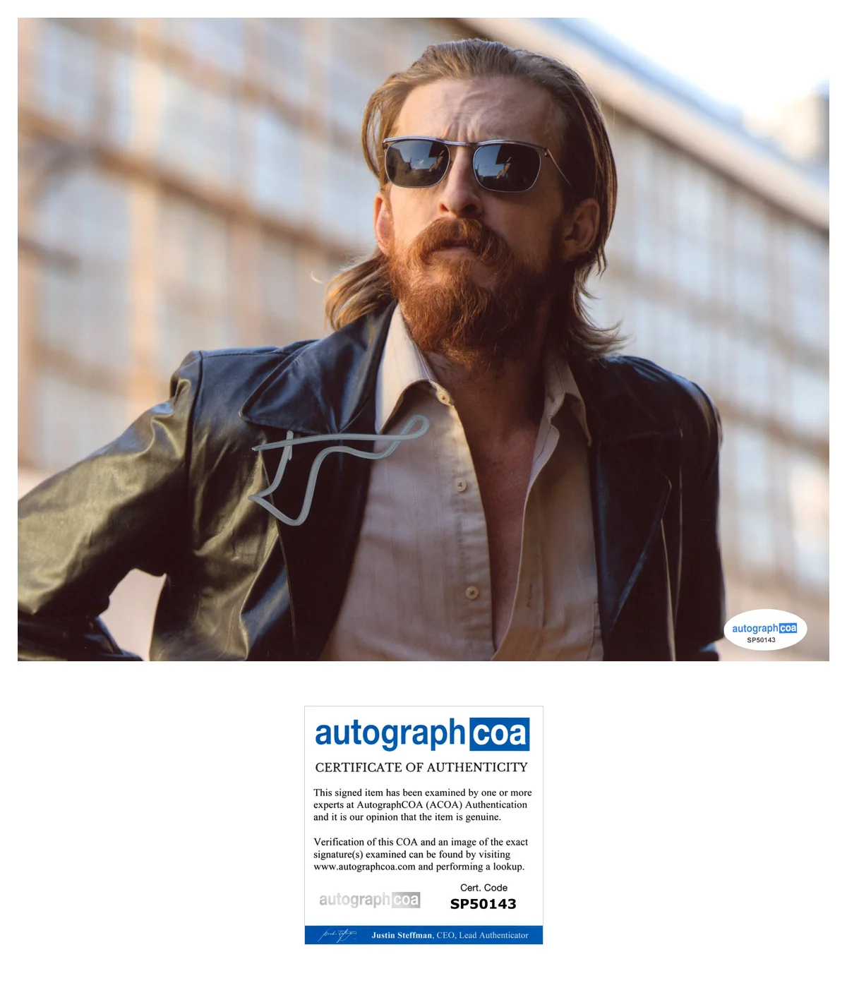 Austin Amelio — Austin Amelio ‘Hit Man’ Signed Autograph 8x10 Photo ‘Jasper’ ACOA