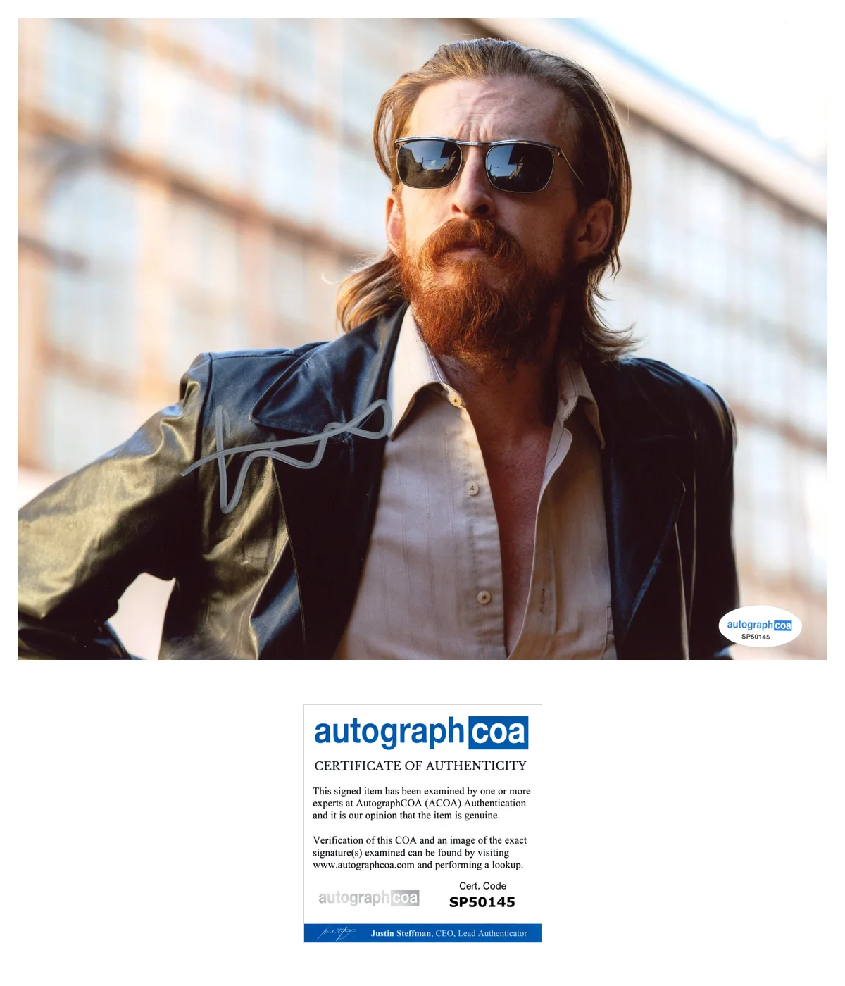 Austin Amelio — Austin Amelio ‘Hit Man’ Signed Autograph 8x10 Photo ‘Jasper’ ACOA