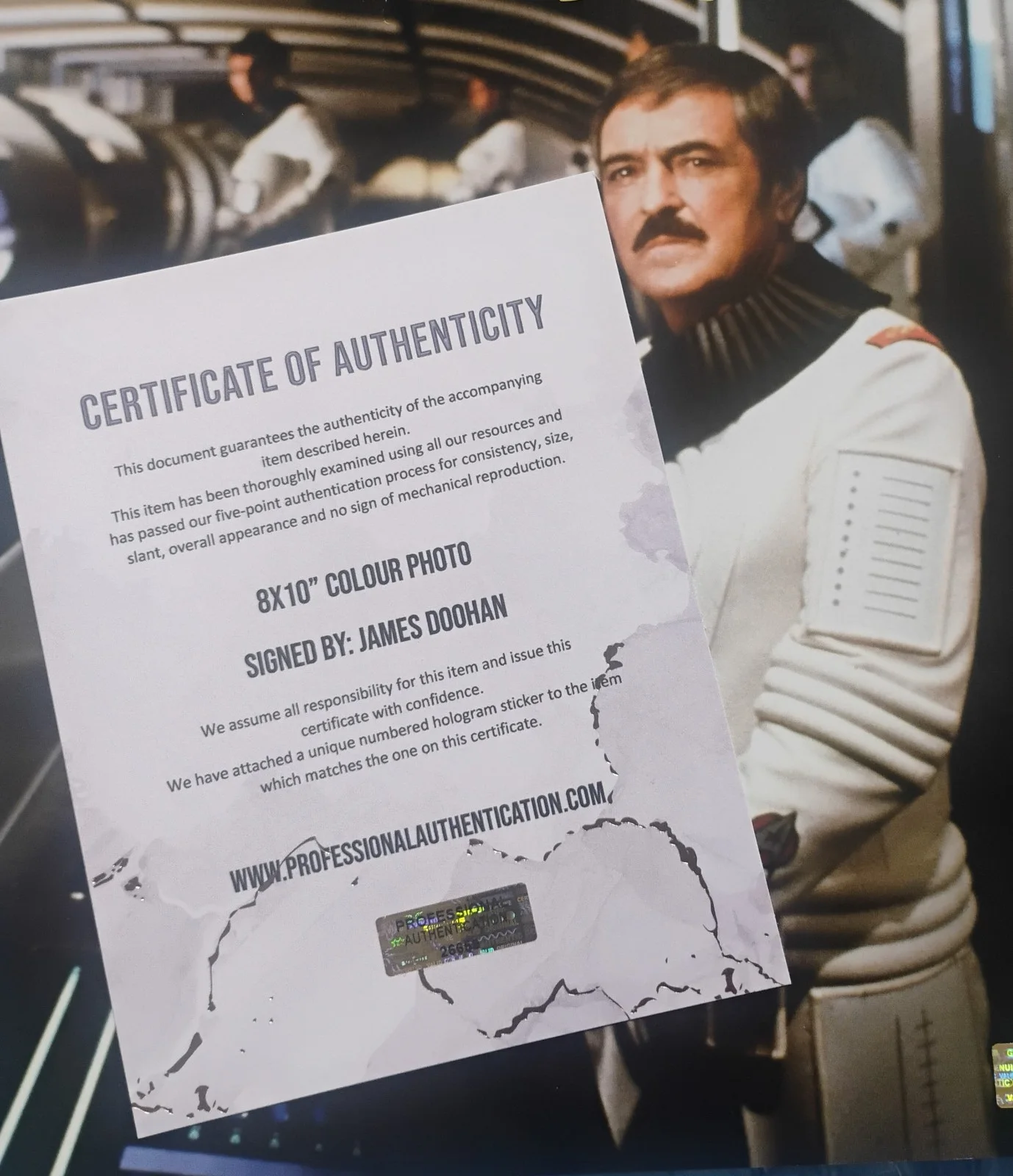 James Doohan Hand Signed Autograph 8x10 Photo COA Star Trek NO US TARIFFS, изображение 4