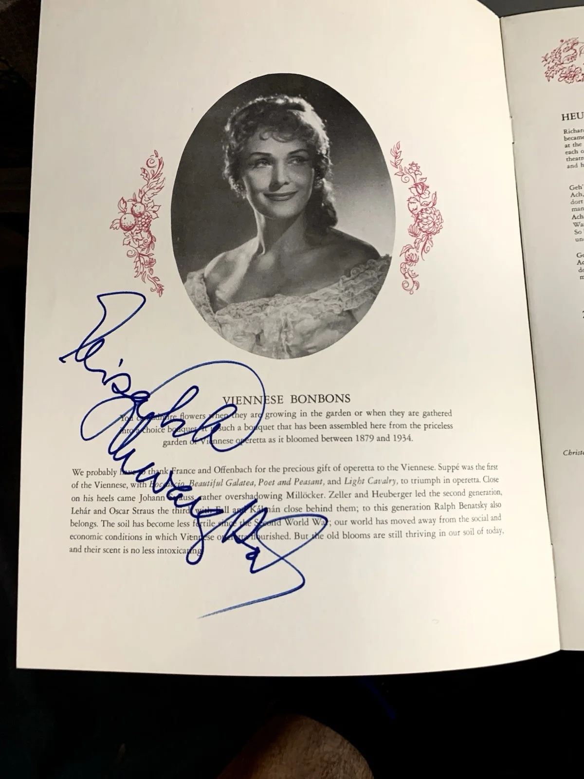 Autographed Elisabeth Schwarzkopf Vinyl Record Album & Program 1/1 👀, image 3
