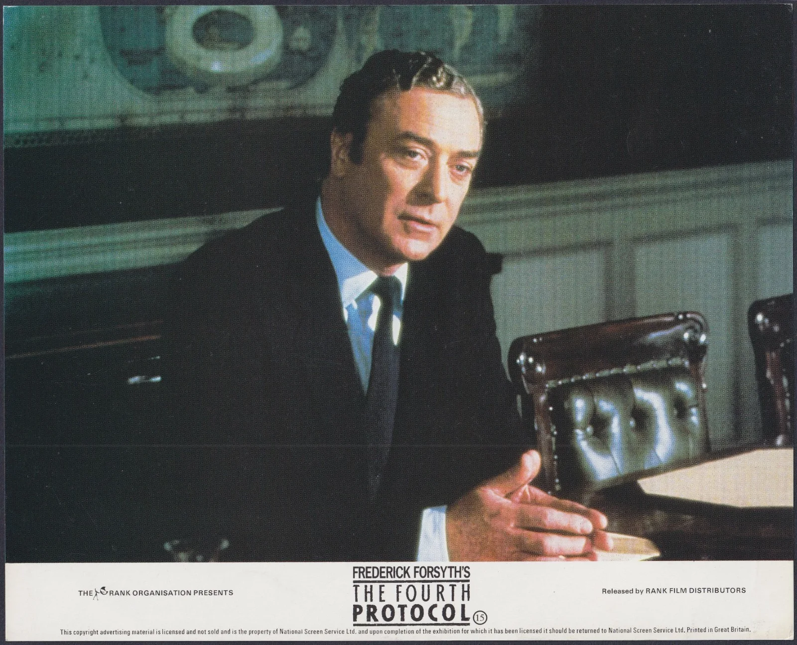 Fourth Protocol 8x ORIGINAL UK FOH Lobby Cards Michael Caine Pierce Brosnan 1987, изображение 3