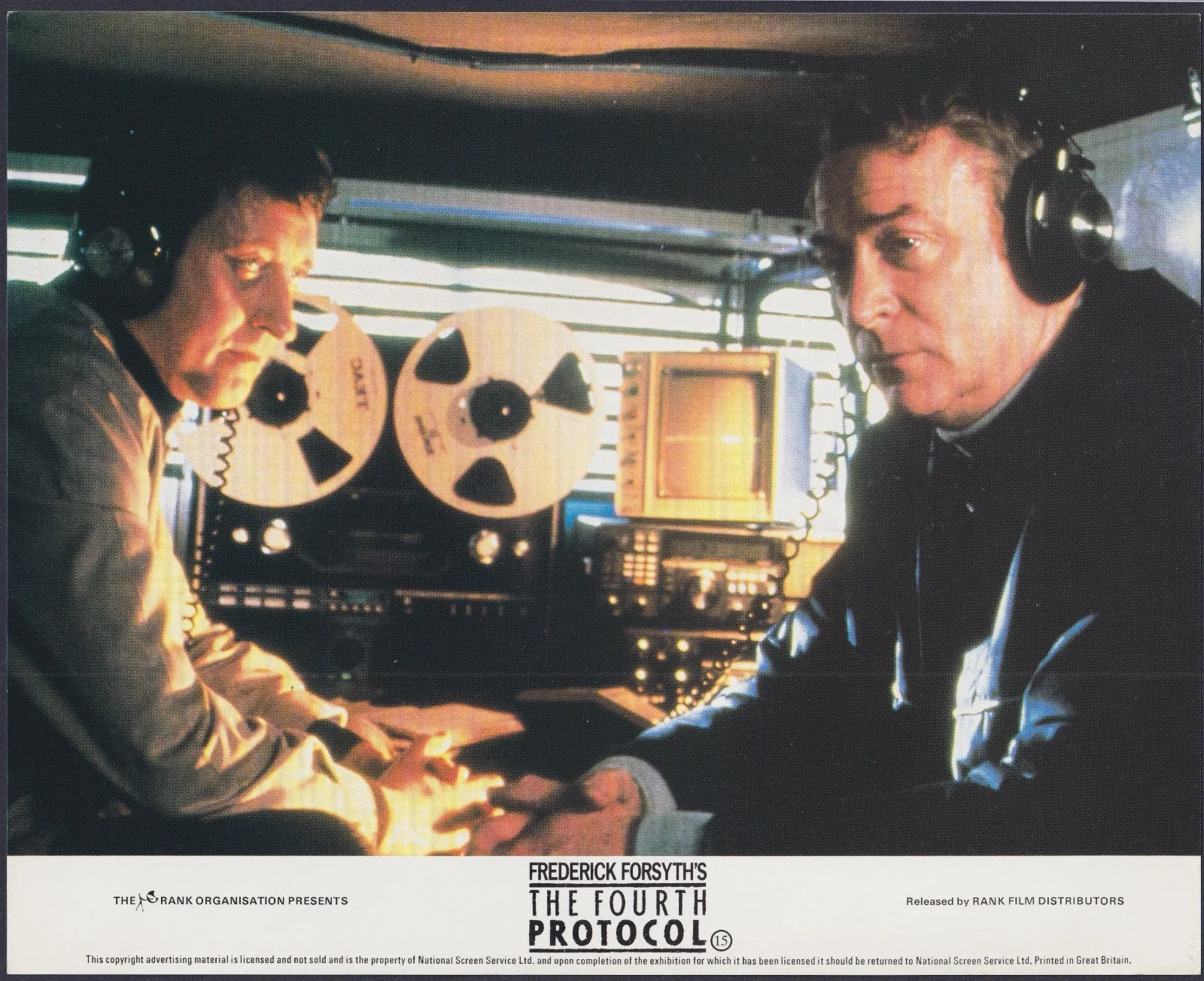 Fourth Protocol 8x ORIGINAL UK FOH Lobby Cards Michael Caine Pierce Brosnan 1987, изображение 5