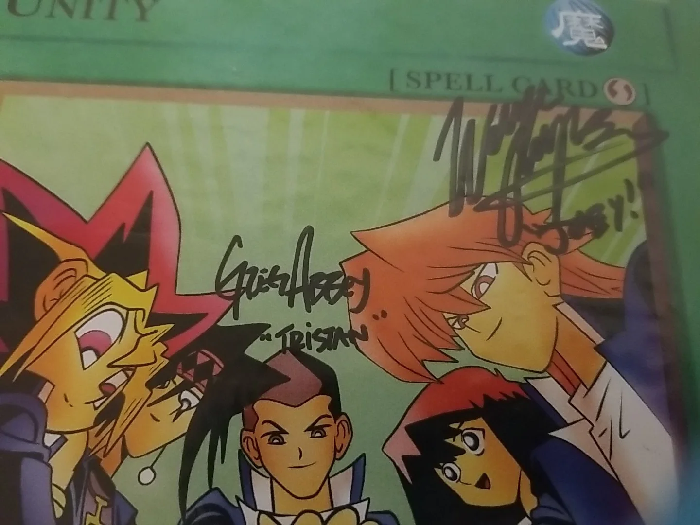 Wayne Grayson — Autographed Yu Gi Ho Voice Actors, image 2