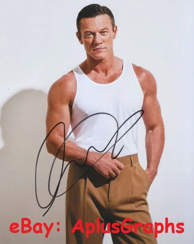 Luke Evans — LUKE EVANS... Handsome Hunk - SIGNED